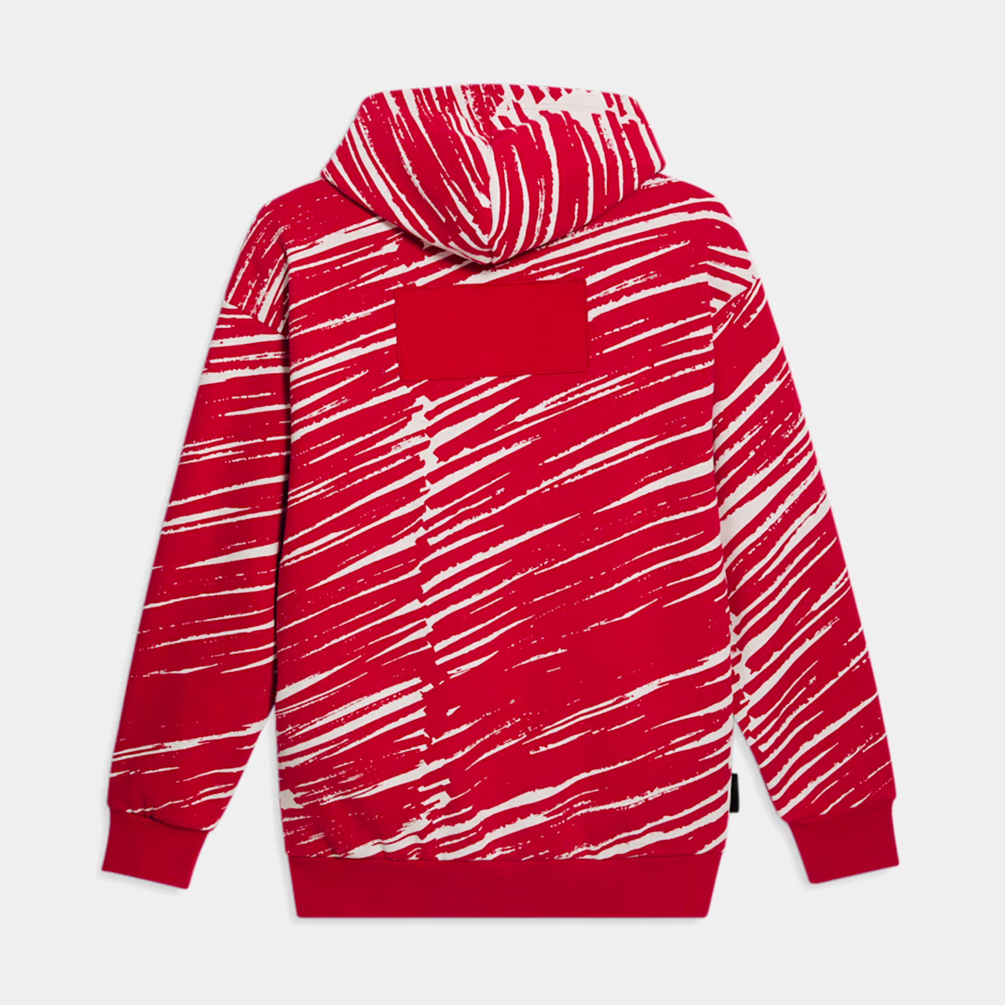 Red and discount white puma hoodie