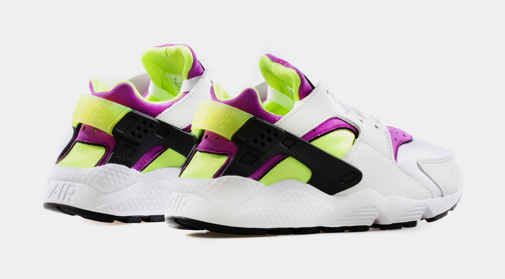 Nike Air Huarache Womens Lifestyle Shoe White Magenta Black Neon