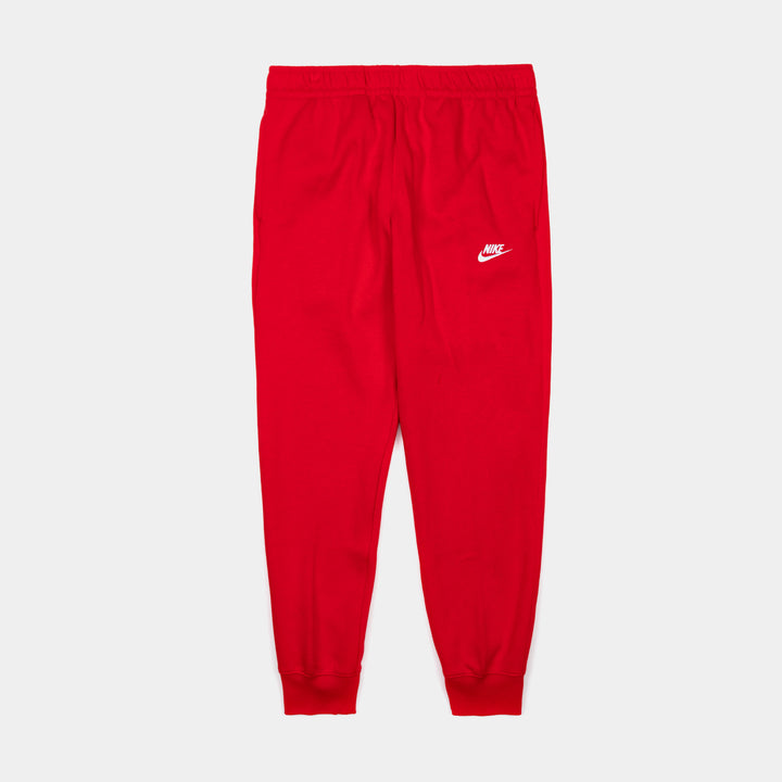 Nike club fleece joggers red online