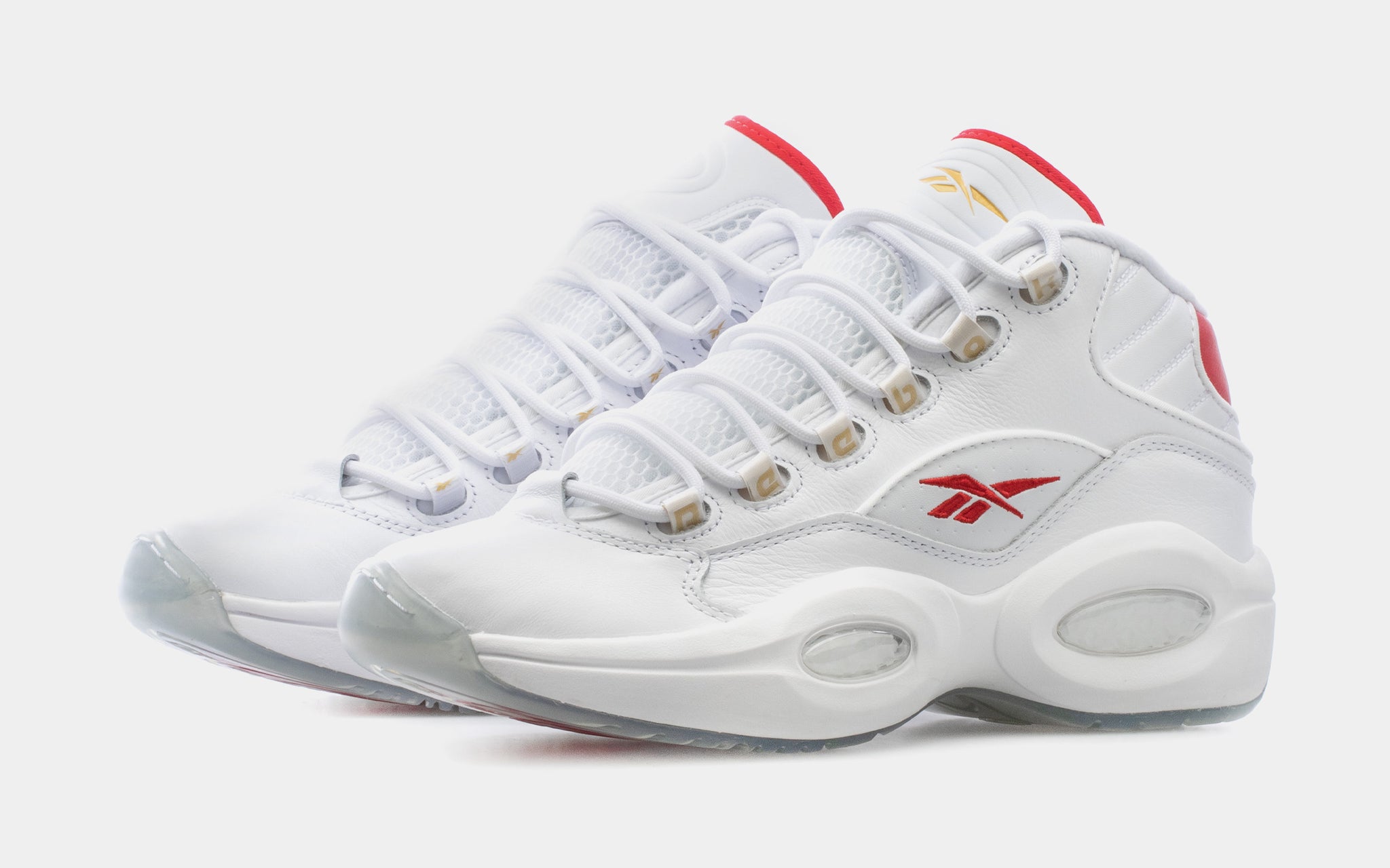 Reebok Question Mid Dr. J Mens Basketball Shoes White Red GX0230 – Shoe  Palace