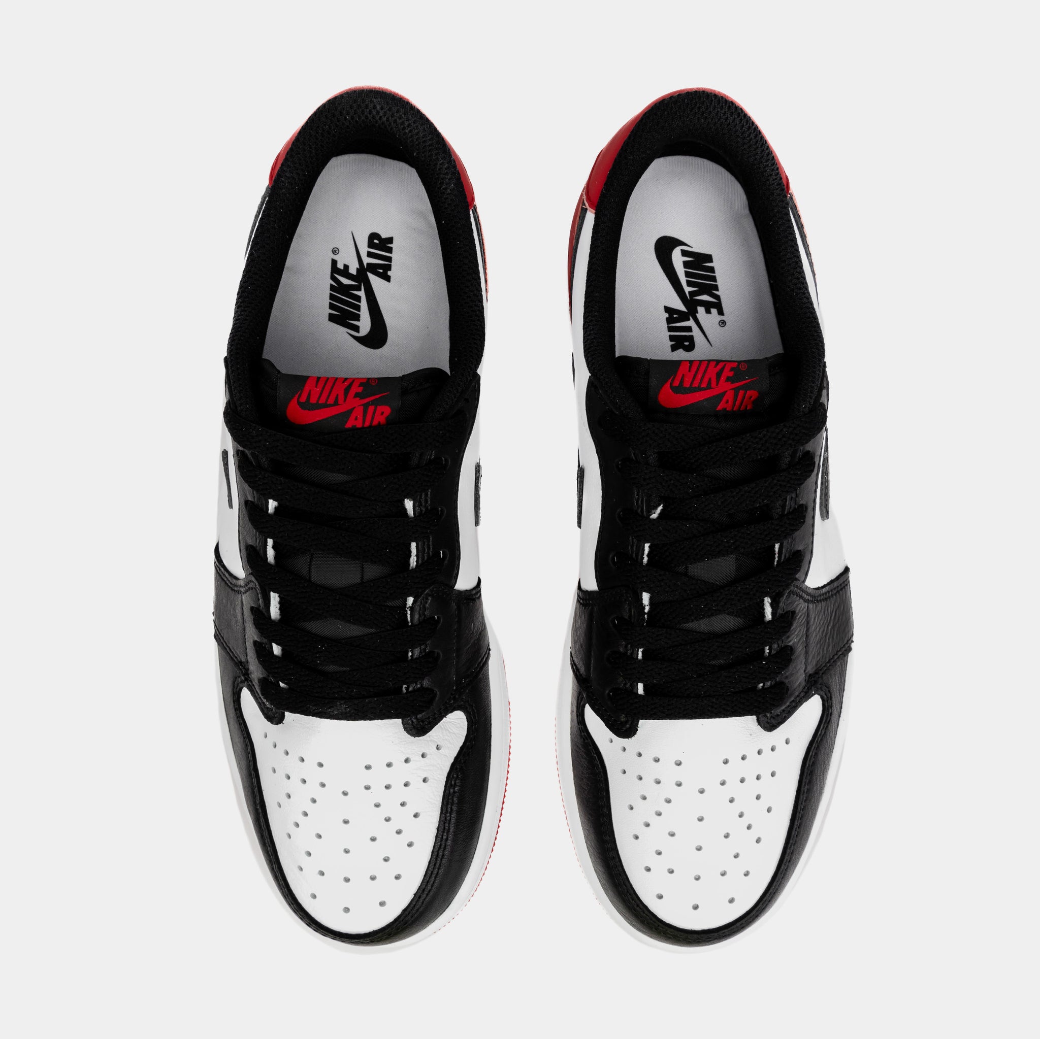 Jordan Air Jordan 1 Retro Low OG Black Toe Mens Lifestyle Shoes
