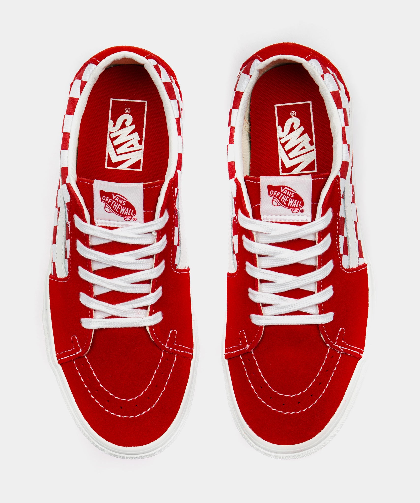 SK8 Low Mens Skate Shoes Red White