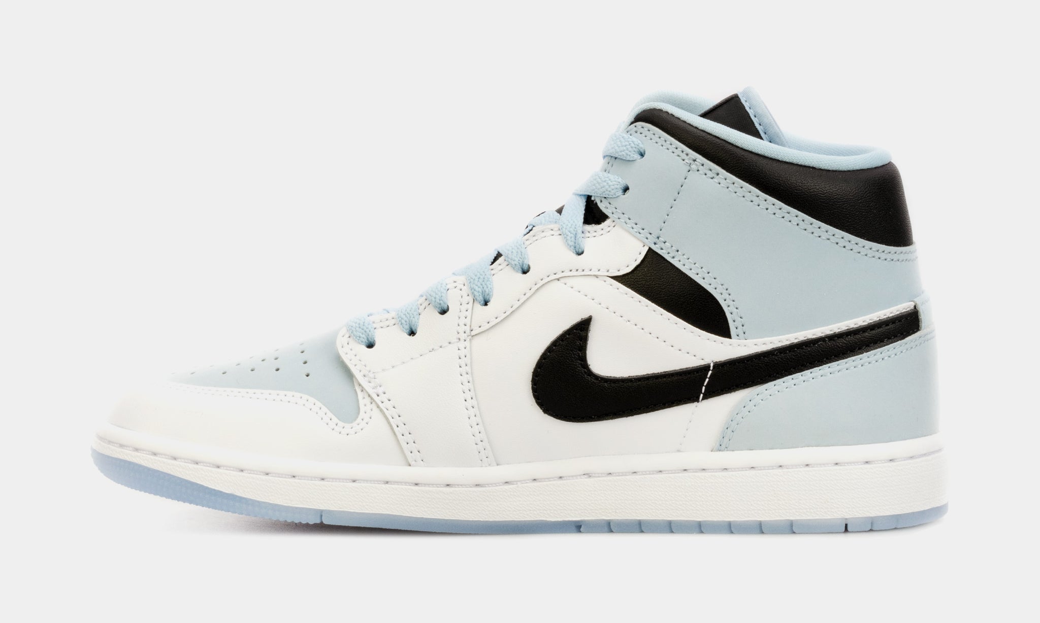 Air jordan retro 1 mid mens 2025 lifestyle shoe (white/silver)