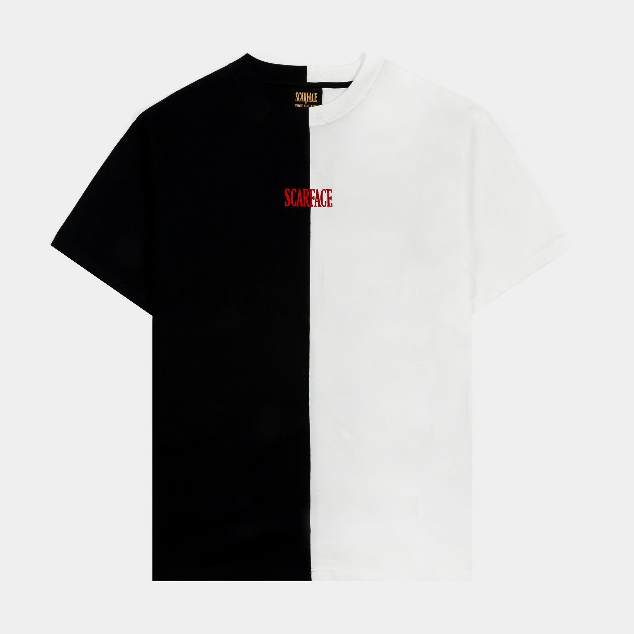 SP x Scarface Counting Money Split Mens Short Sleeve Shirt (Black/White)
