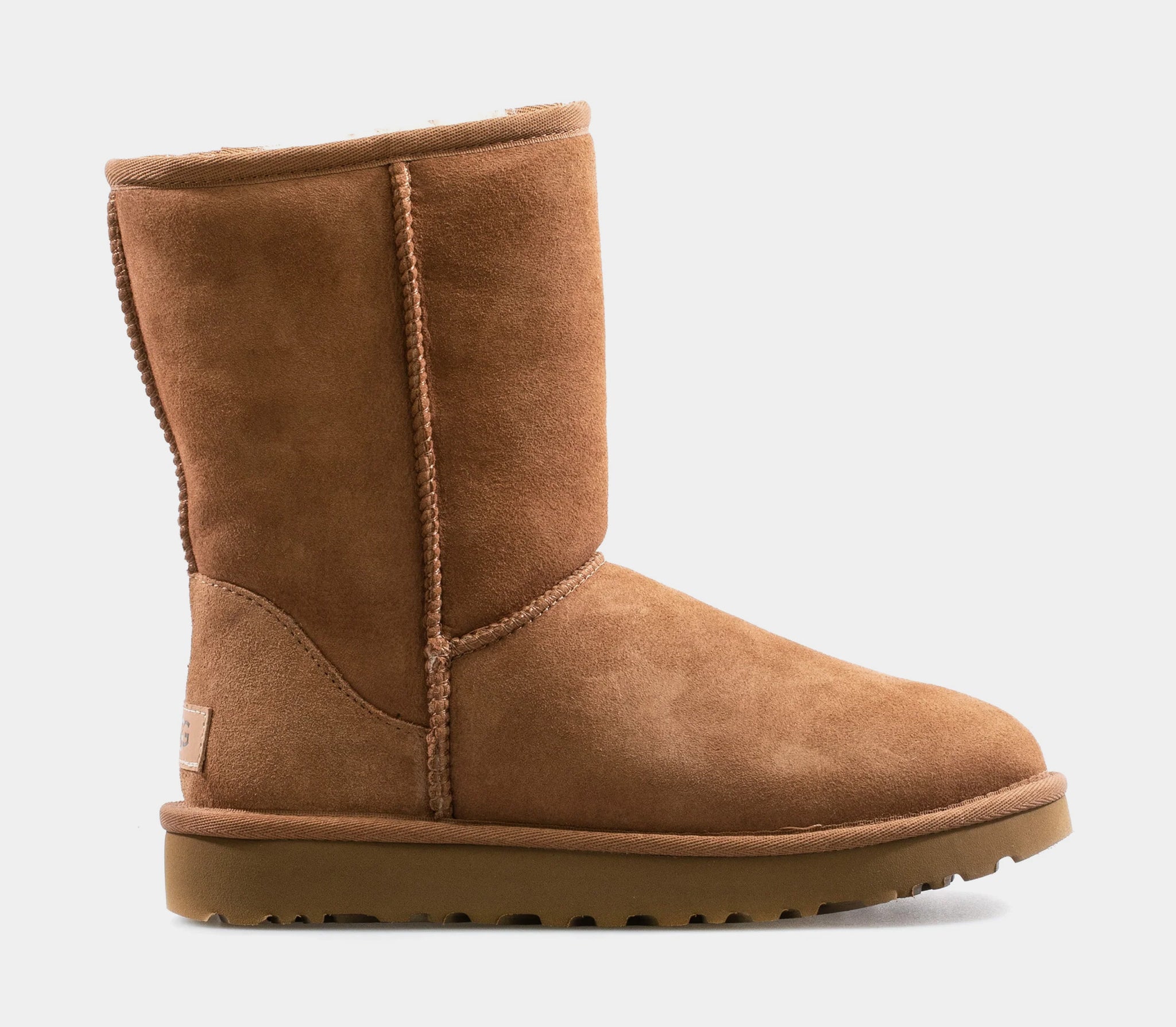 Womens brown clearance leather ugg boots