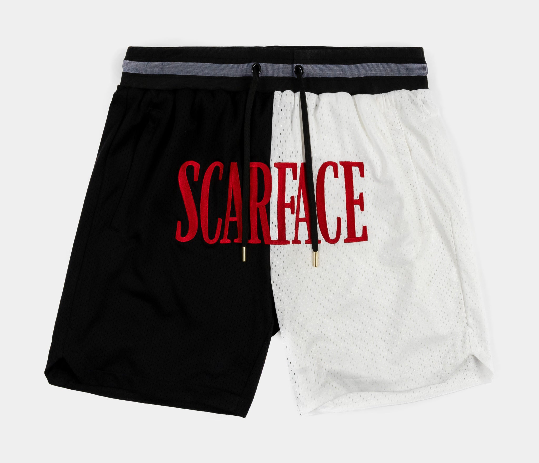 Black and store white mens shorts