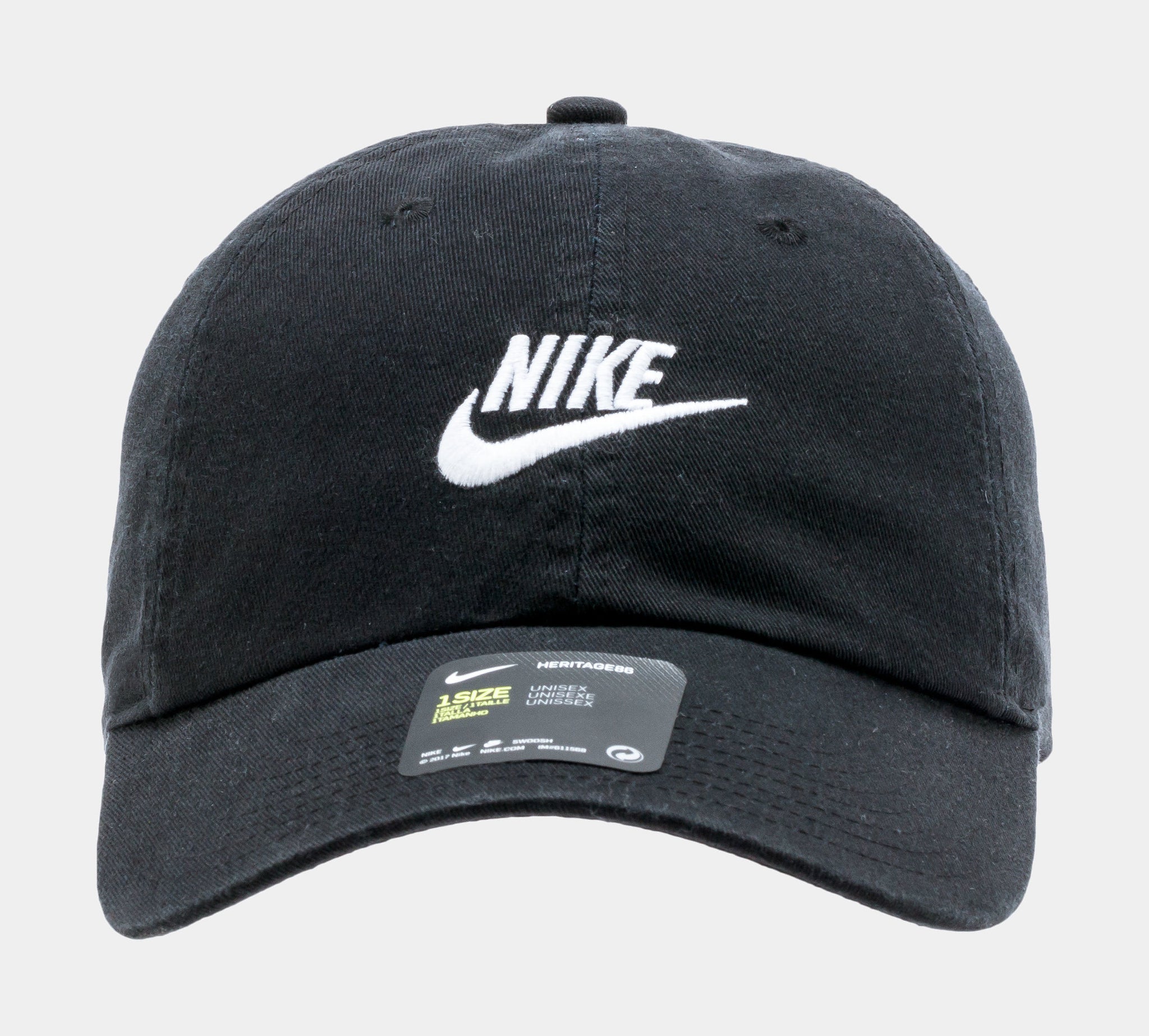 Nike Heritage 86 Futura Cap Mens Hat Black 913011-010 – Shoe Palace