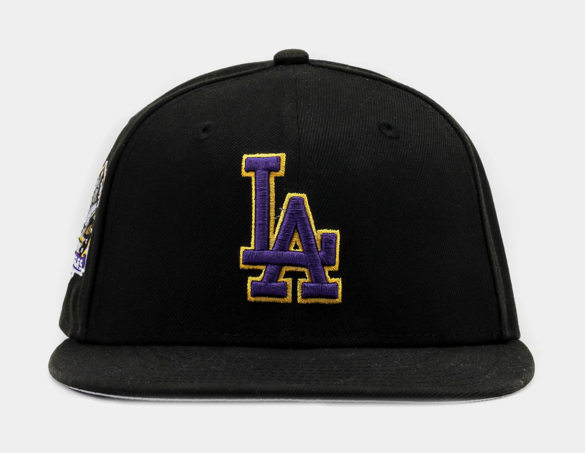 Shoe Palace Exclusive Los Angeles Dodgers Hollywood Nights 59Fifty Fitted  Mens Hat (Black/Purple/Yellow)