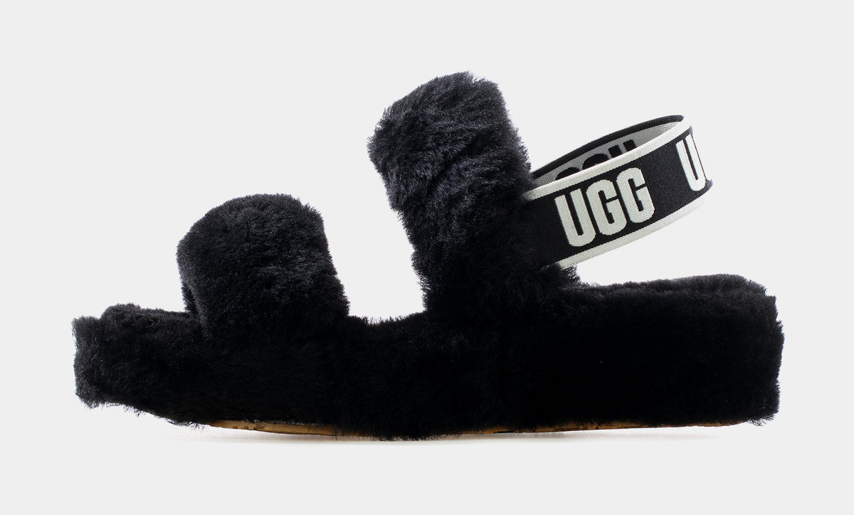 UGG Oh Yeah Womens Slide Sandal Black 1107953 BLK – Shoe Palace