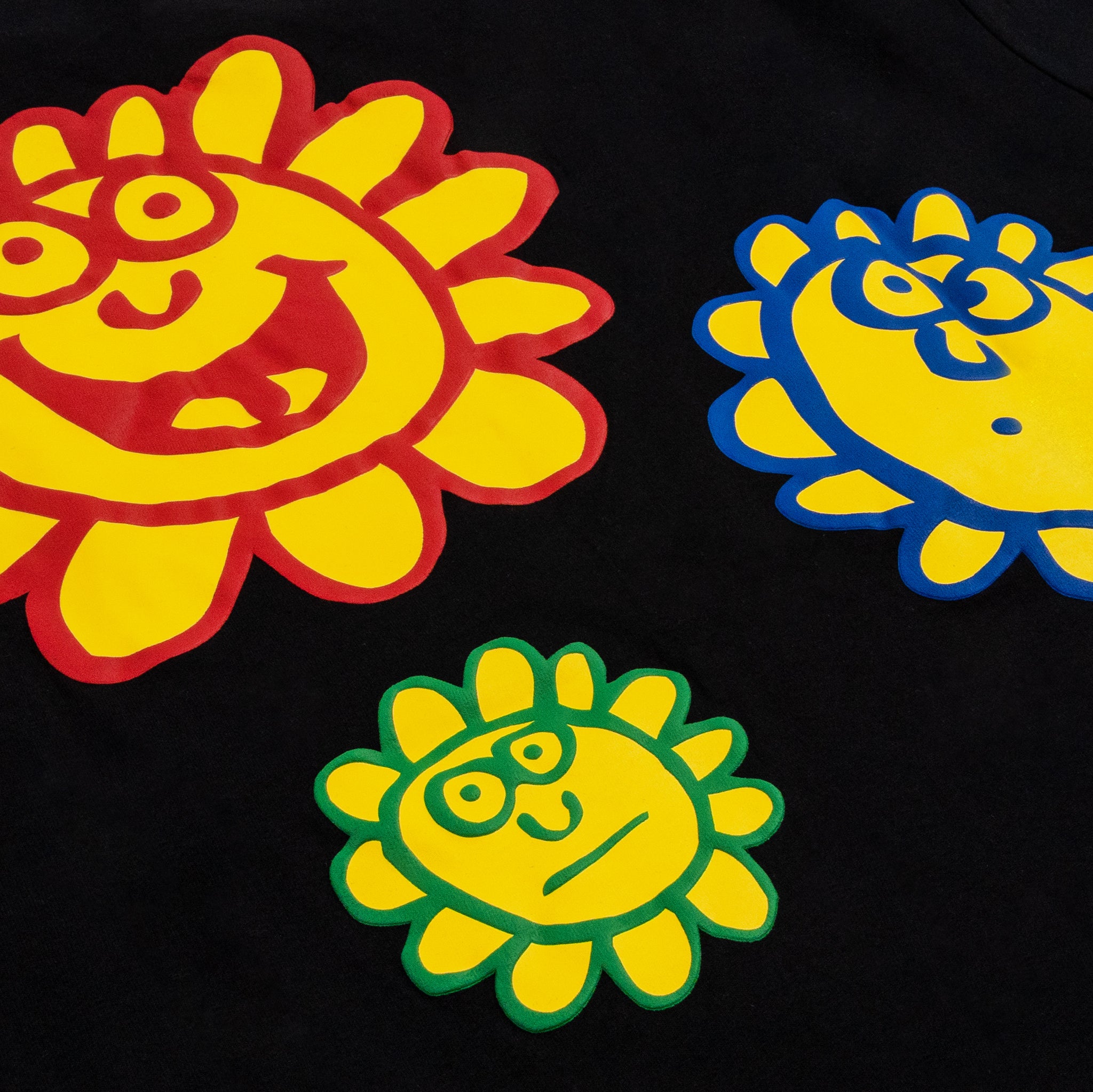 SP x Keith Haring Sunflowers Mens Short Sleeve Shirt (Black)