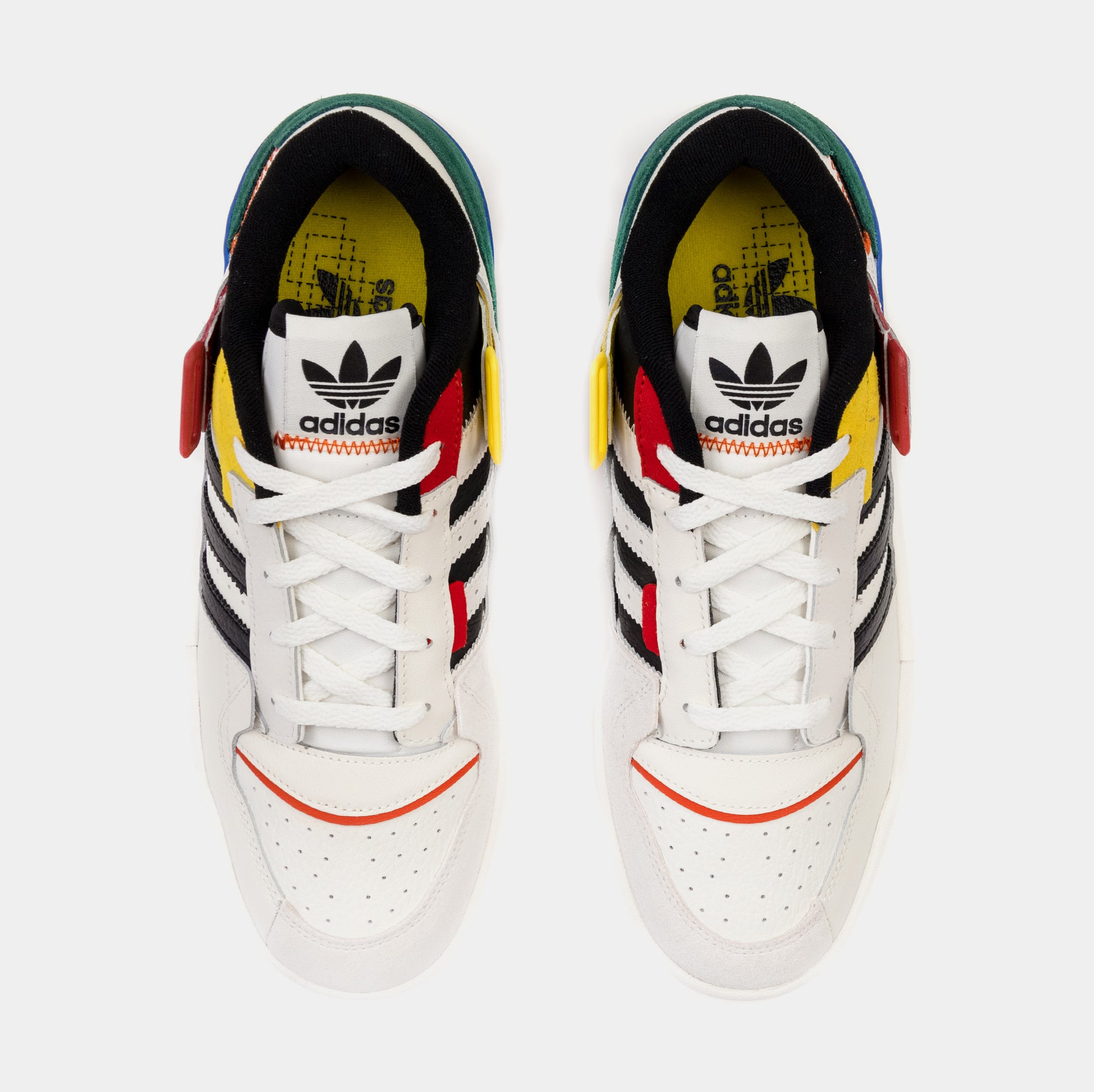 adidas Forum Low Exhibit White Multi Mens Lifestyle Shoes White