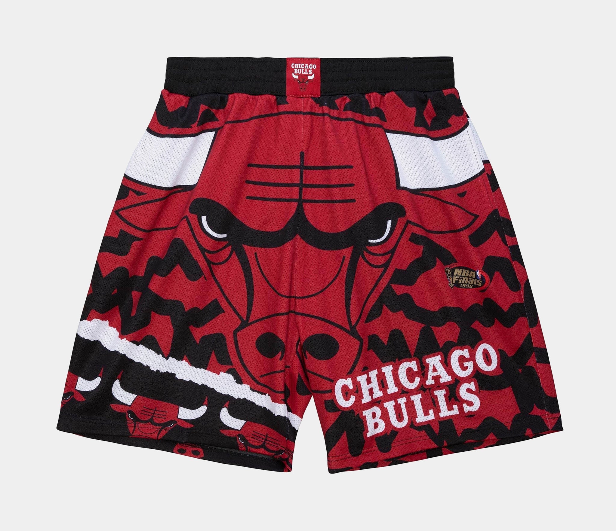 Men's Sports Shorts New Era NBA Chicago Bulls Black Men - L