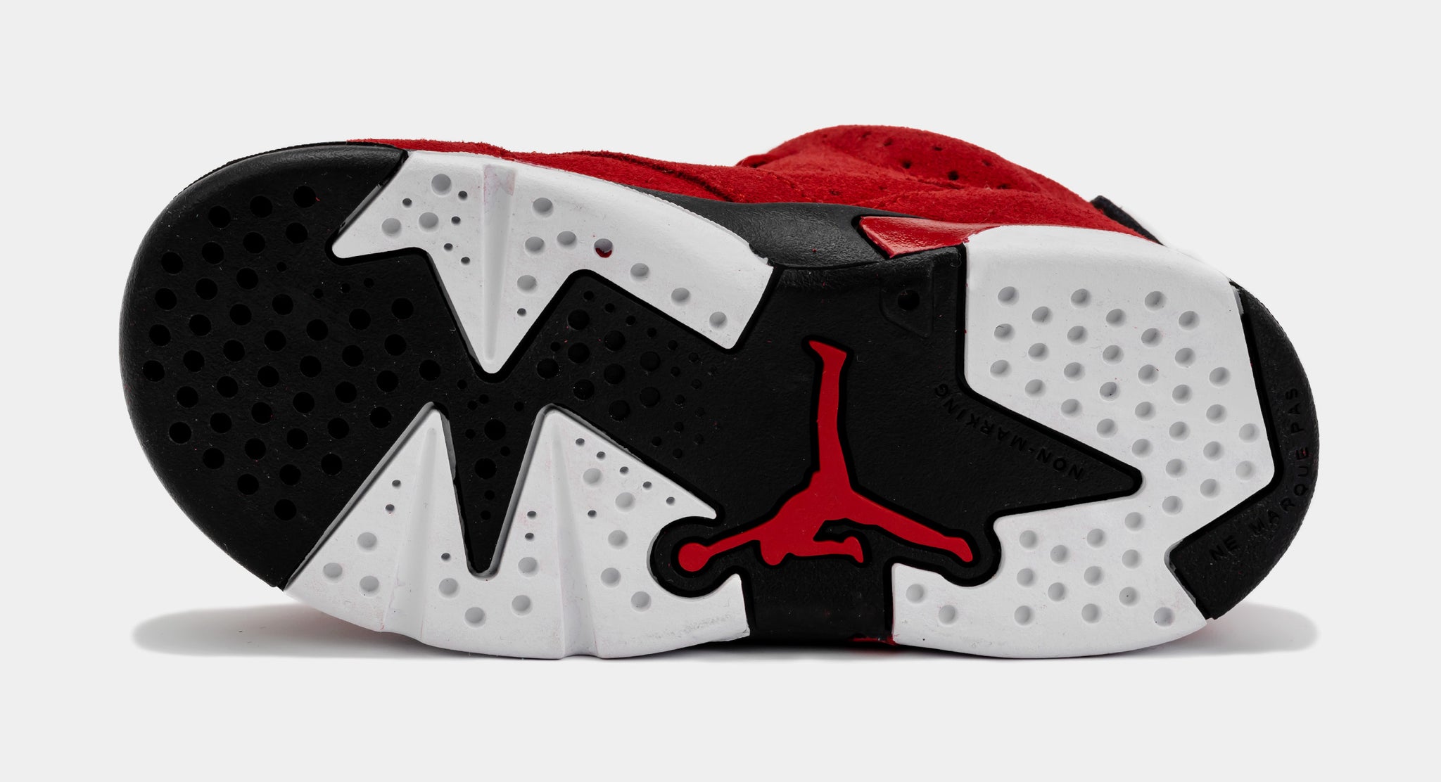 Air Jordan 6 Retro Toro Bravo Infant Toddler Lifestyle Shoes (Red/Black)