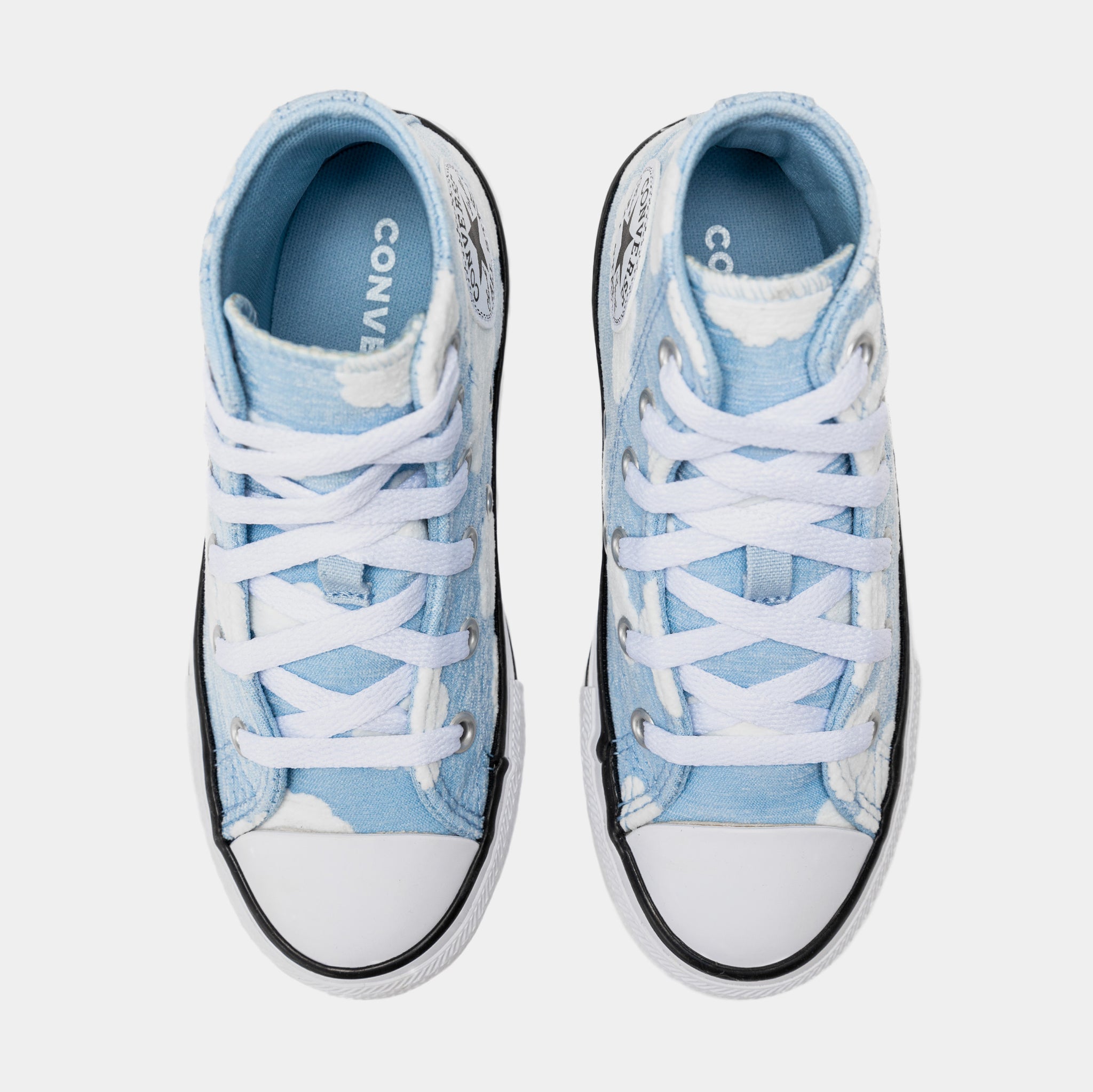 Baby blue clearance converse