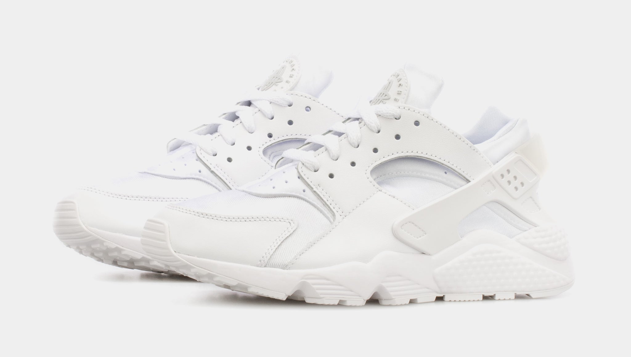 Air huarache run mid best sale mens white