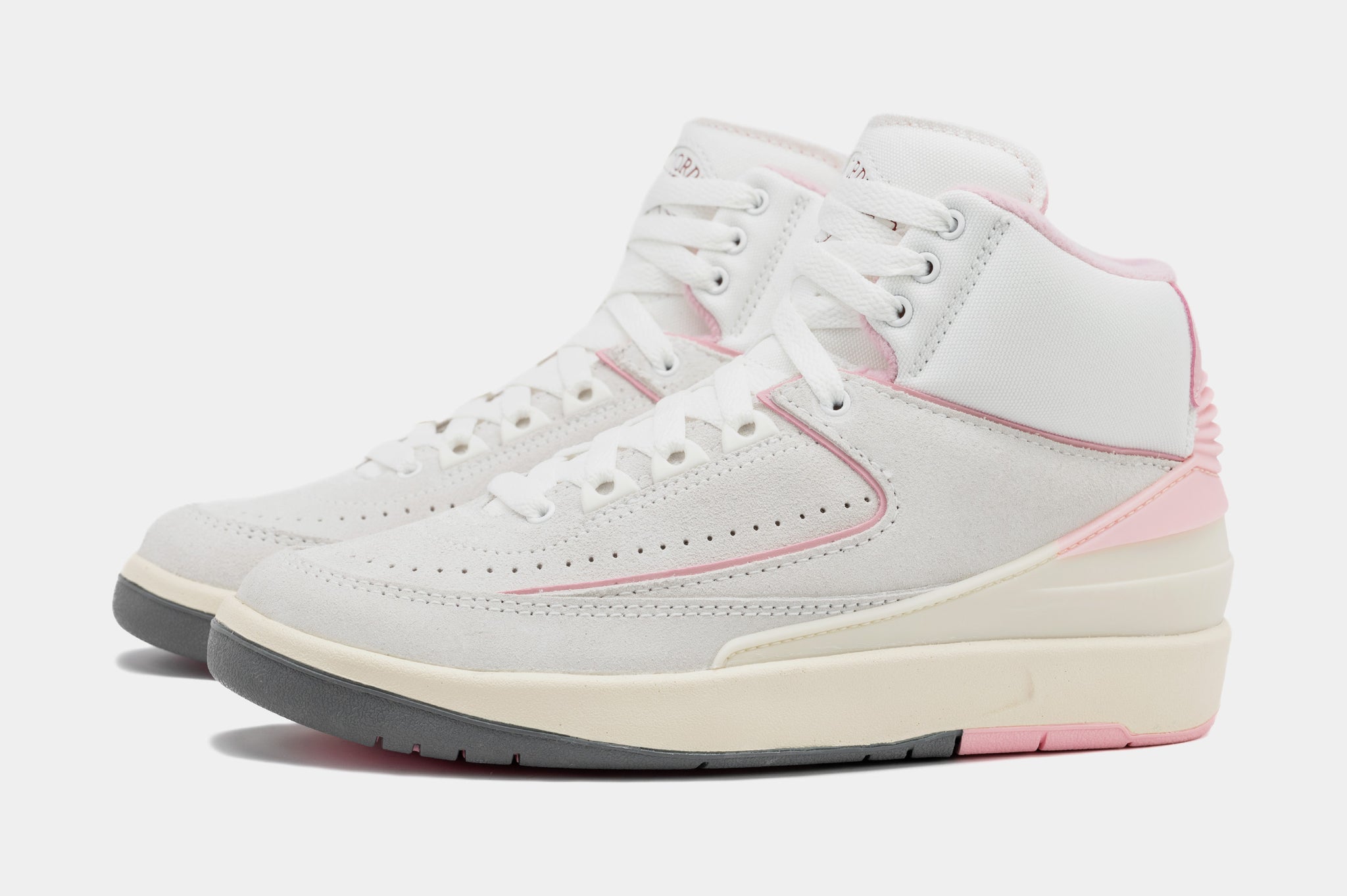 Air Jordan 2 Retro Soft Pink Womens Lifestyle Shoes Summit White Medium Soft Pink