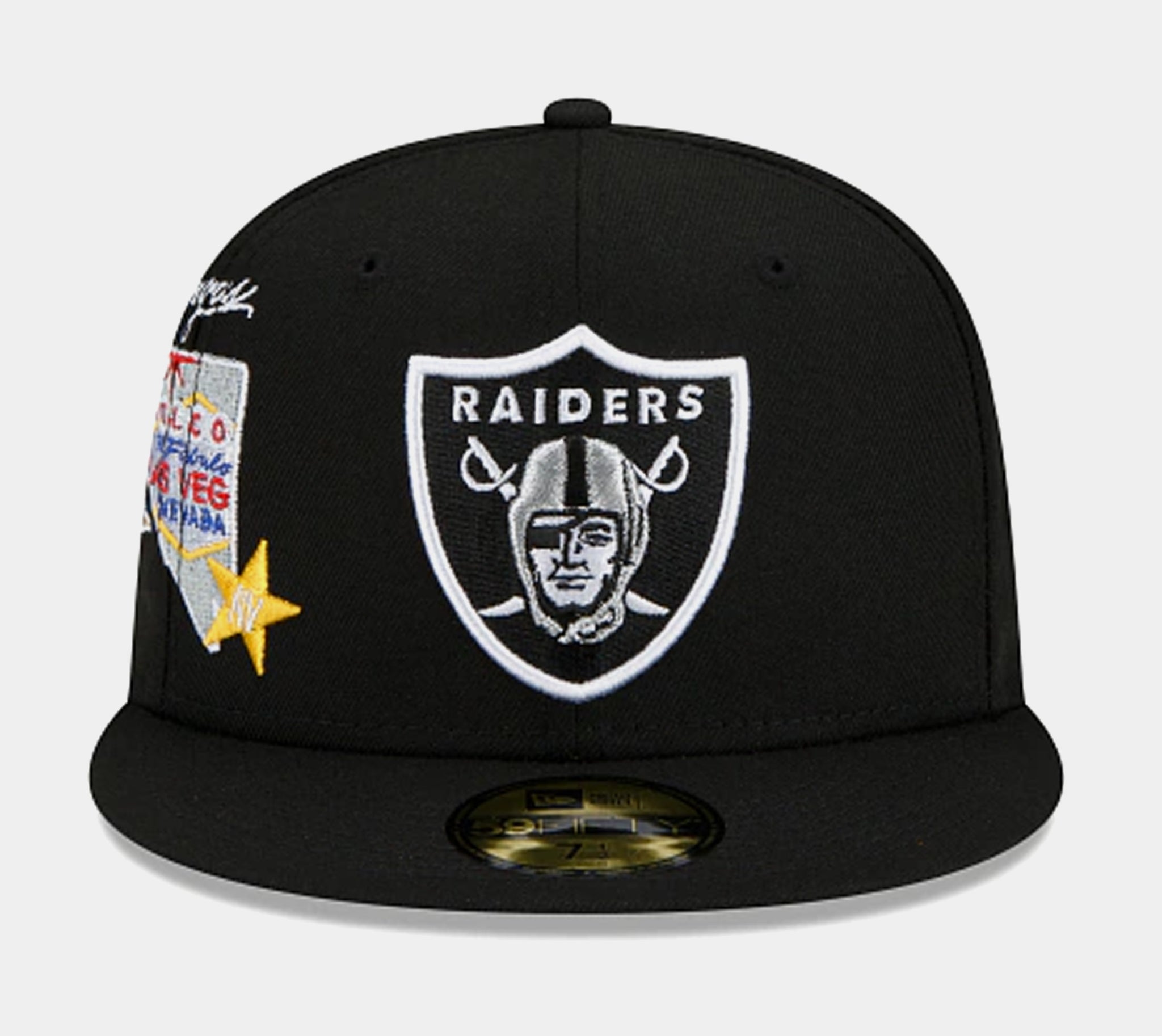 New Era Las Vegas Raiders 59Fifty Fitted Cap Mens Hat Black