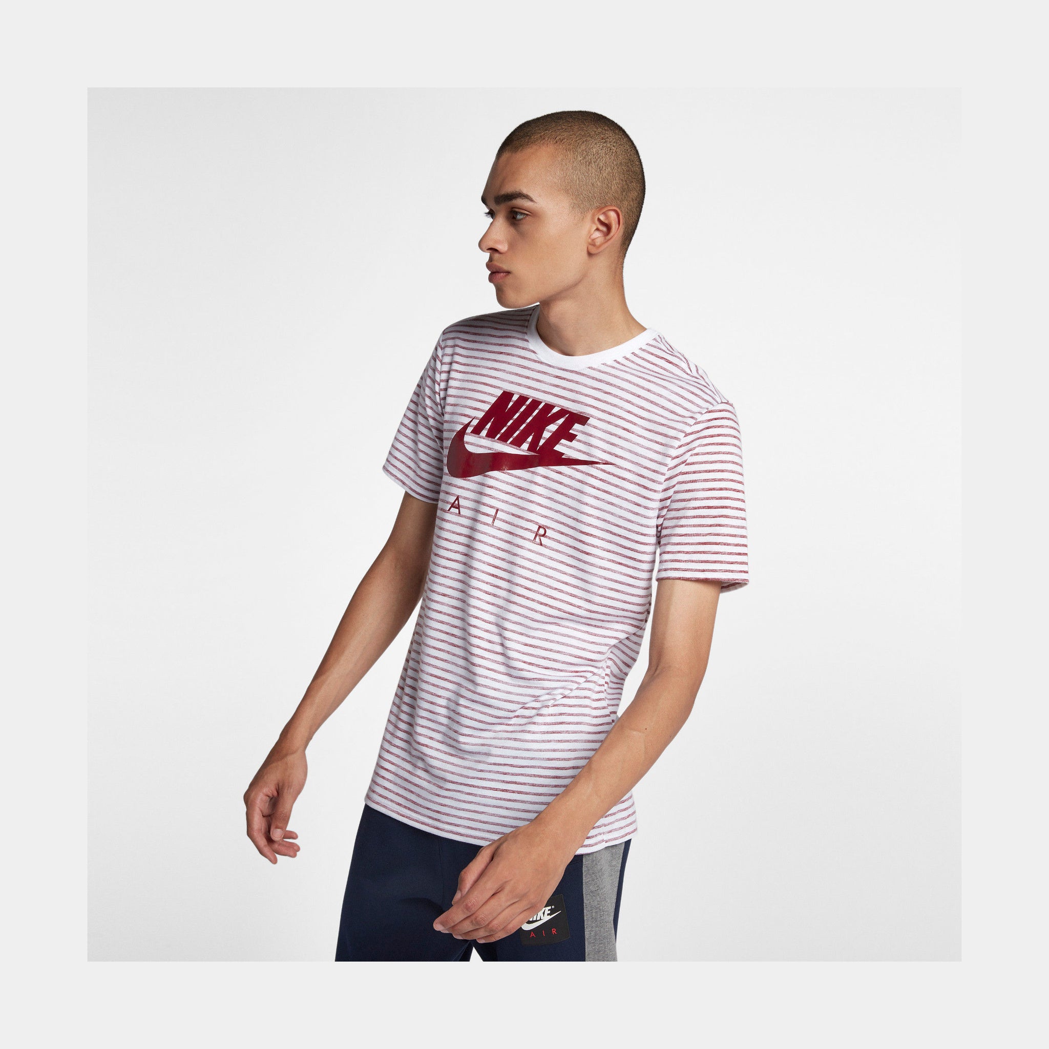 Red and white store nike shirt mens