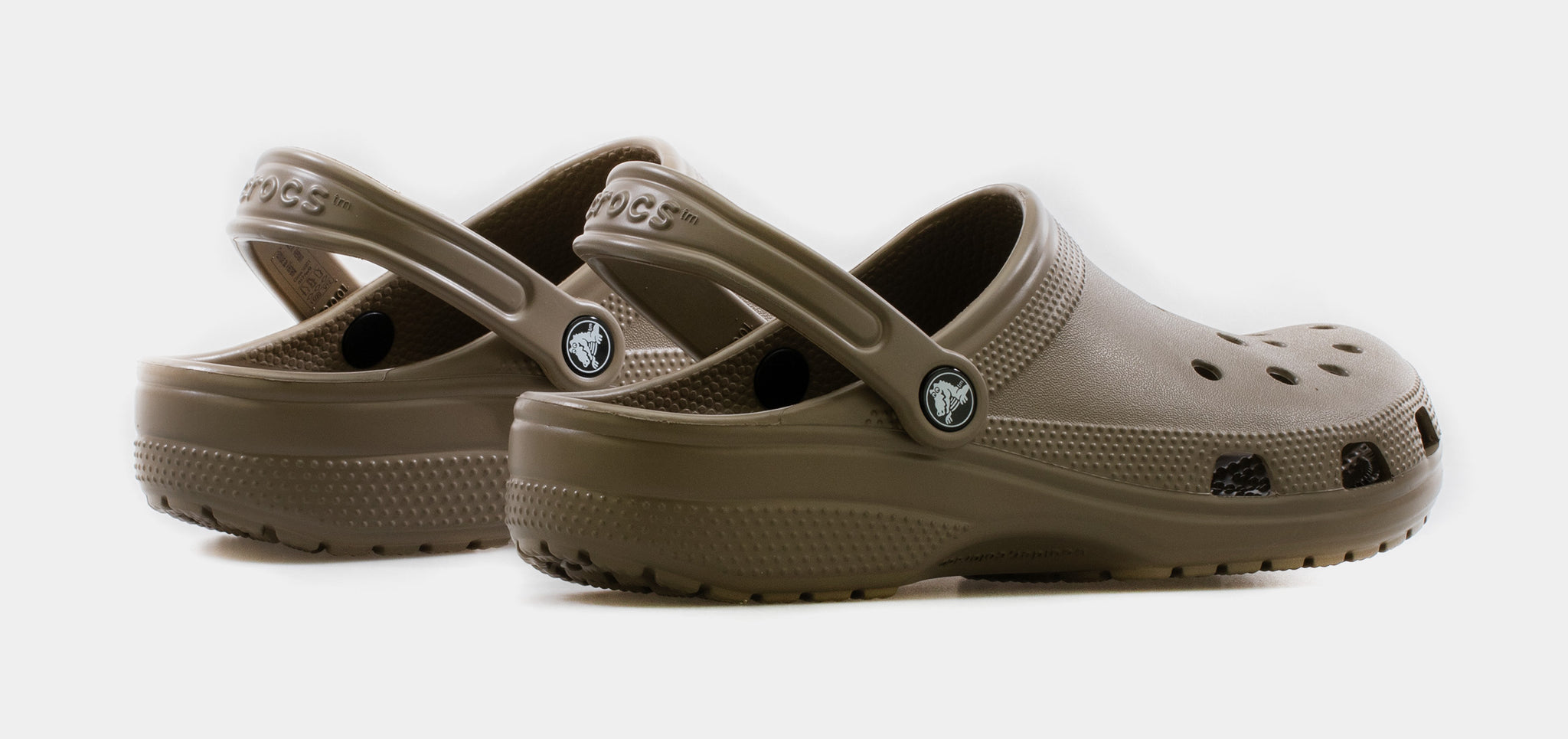 Ma'am Shoes Croc Embossed Leather CJ Slide Sandals