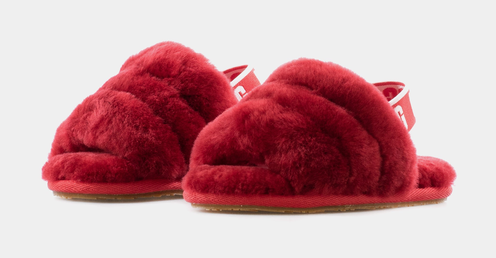 Womens red discount fluff yeah slide