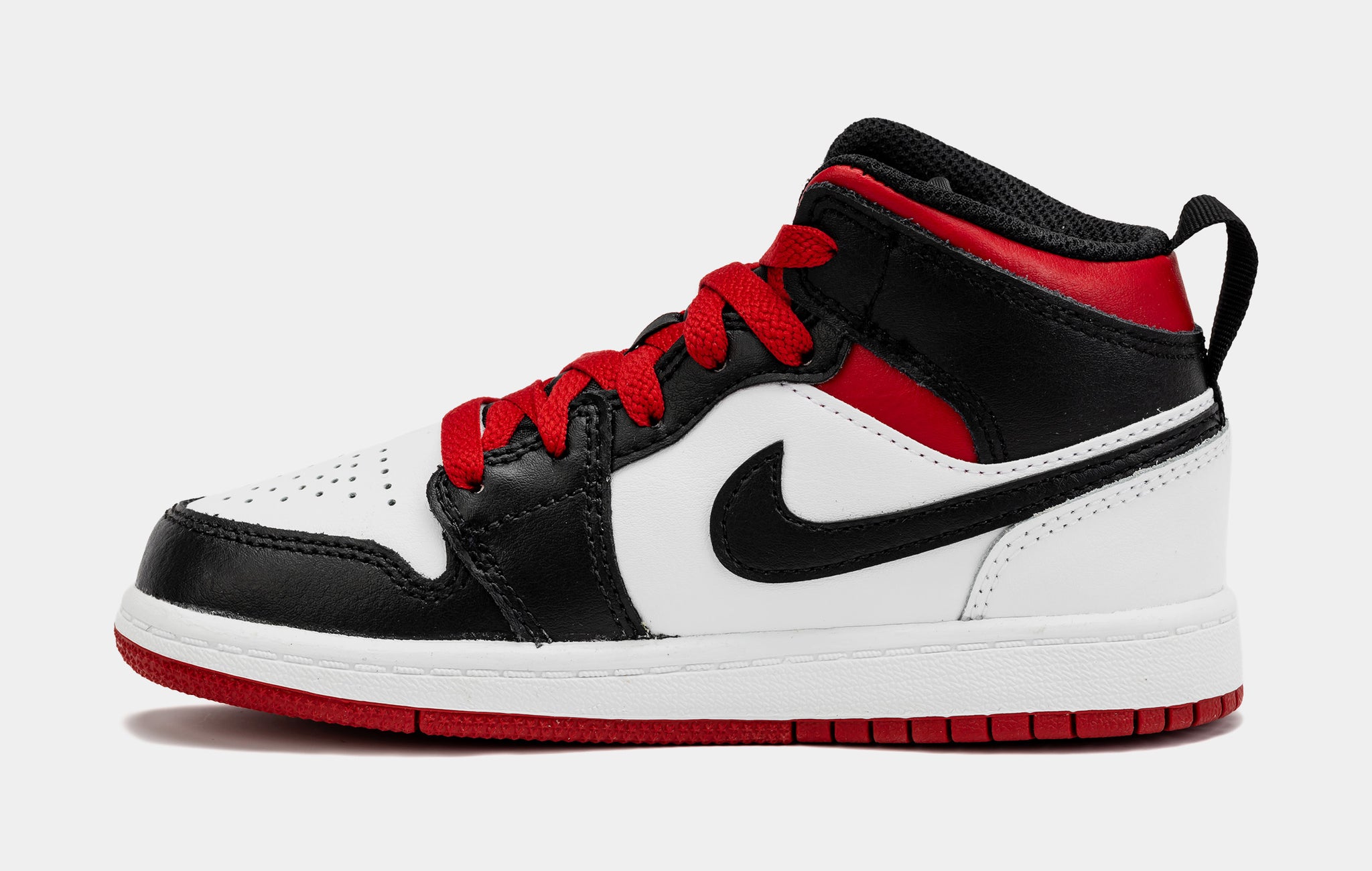 Jordan mid clearance black red