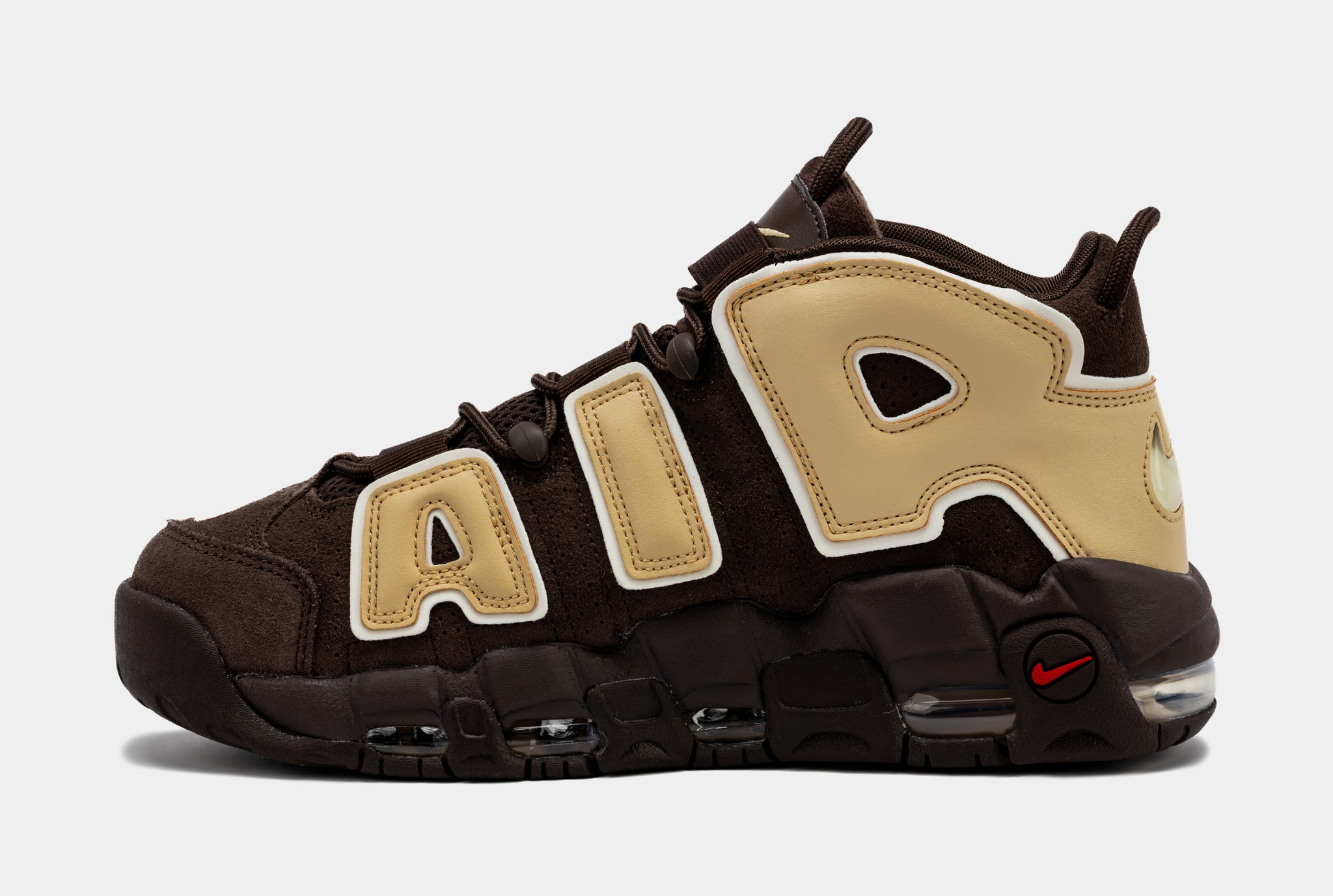 Nike Air More Uptempo Baroque Brown Mens Lifestyle Shoes Baroque