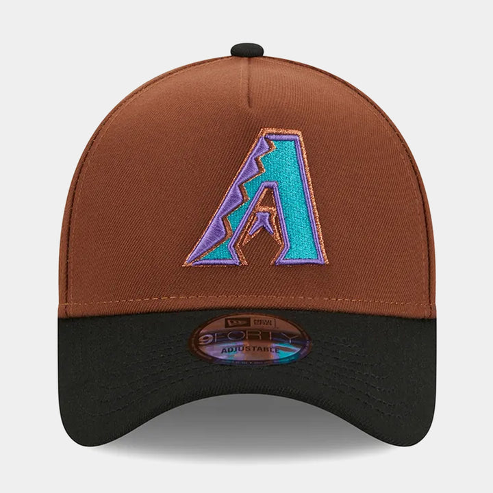 New Era Arizona Diamondbacks Crest 9FIFTY Mens Snapback Hat White