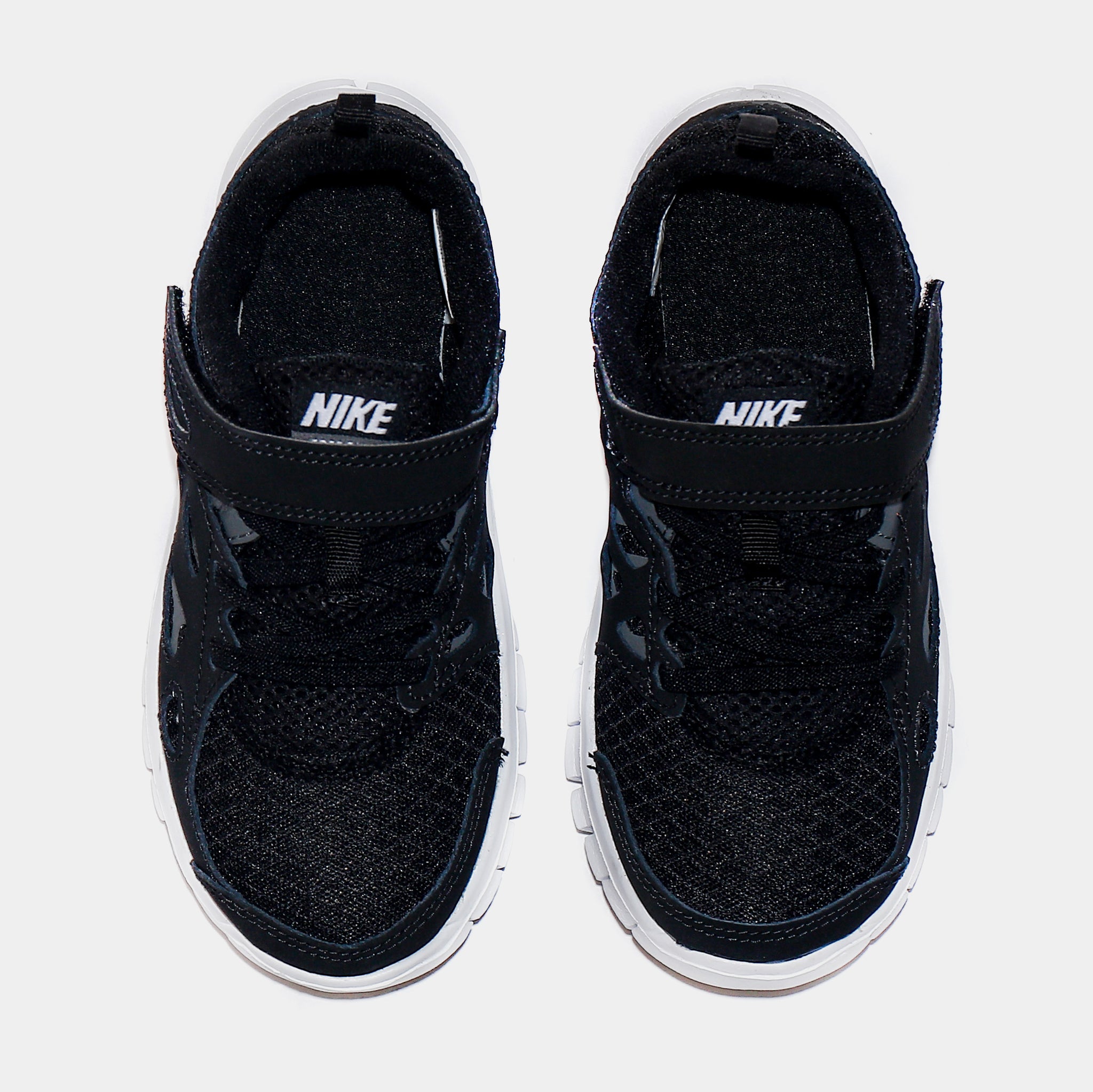 Nike free run outlet preschool black