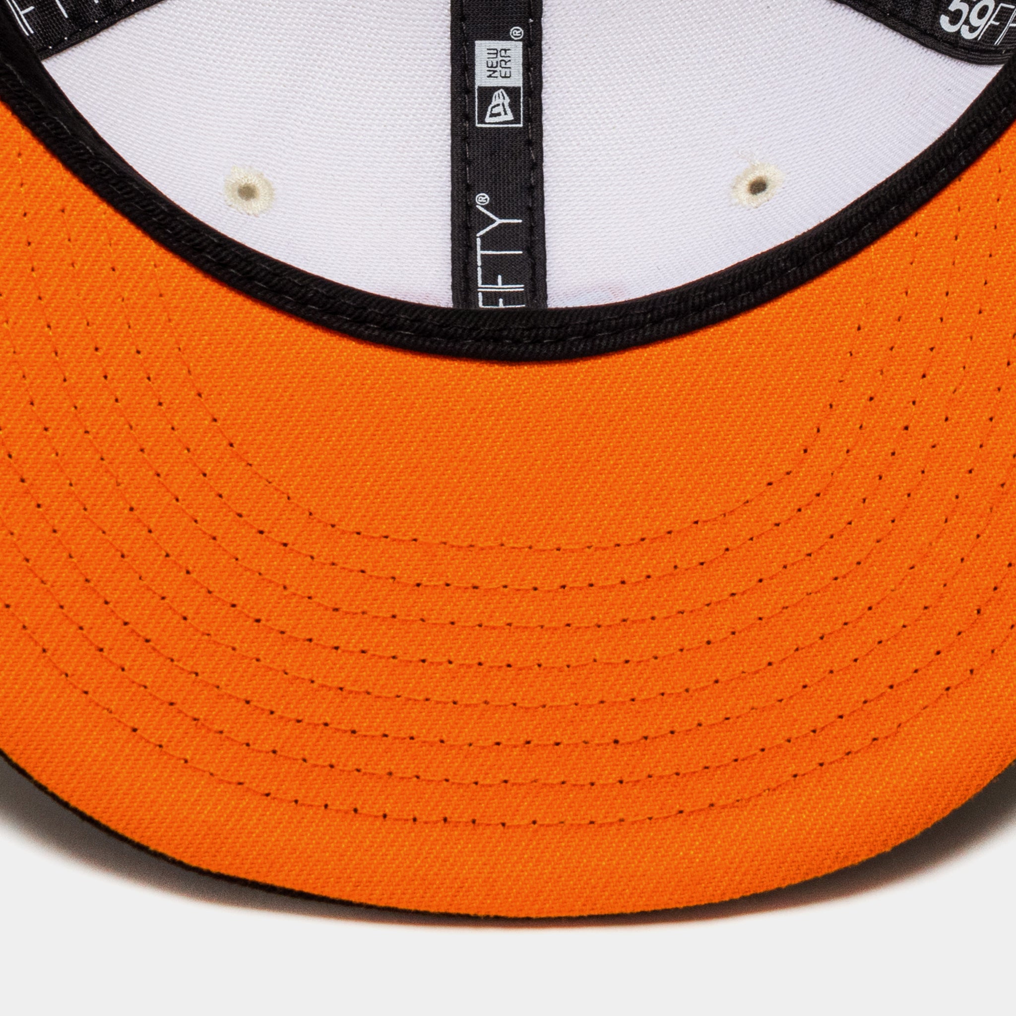 Black and hotsell orange mets hat