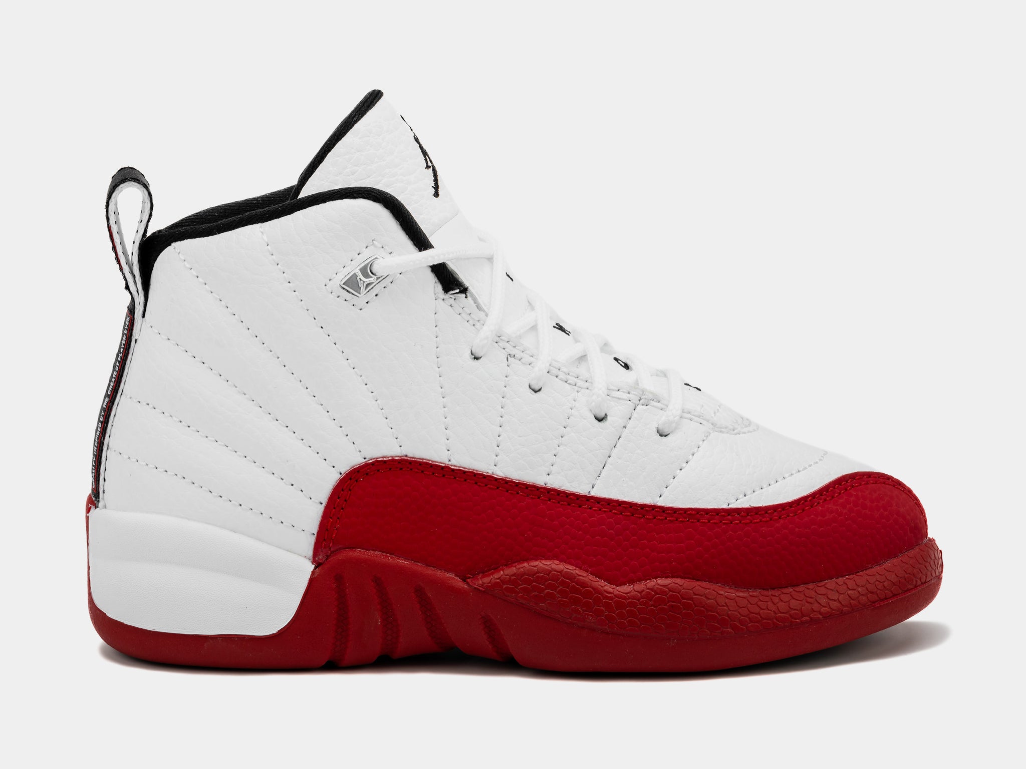 Red black and white best sale jordans 12