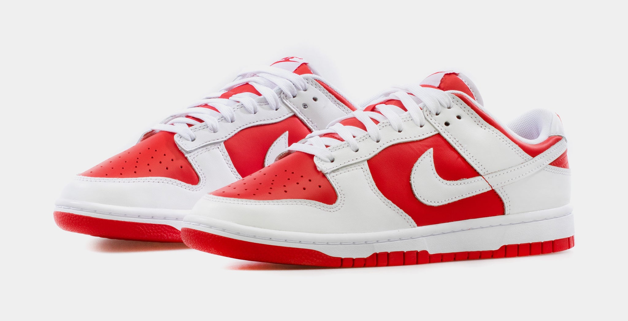 Nike Dunk Low University Red Mens Lifestyle Shoe White Red