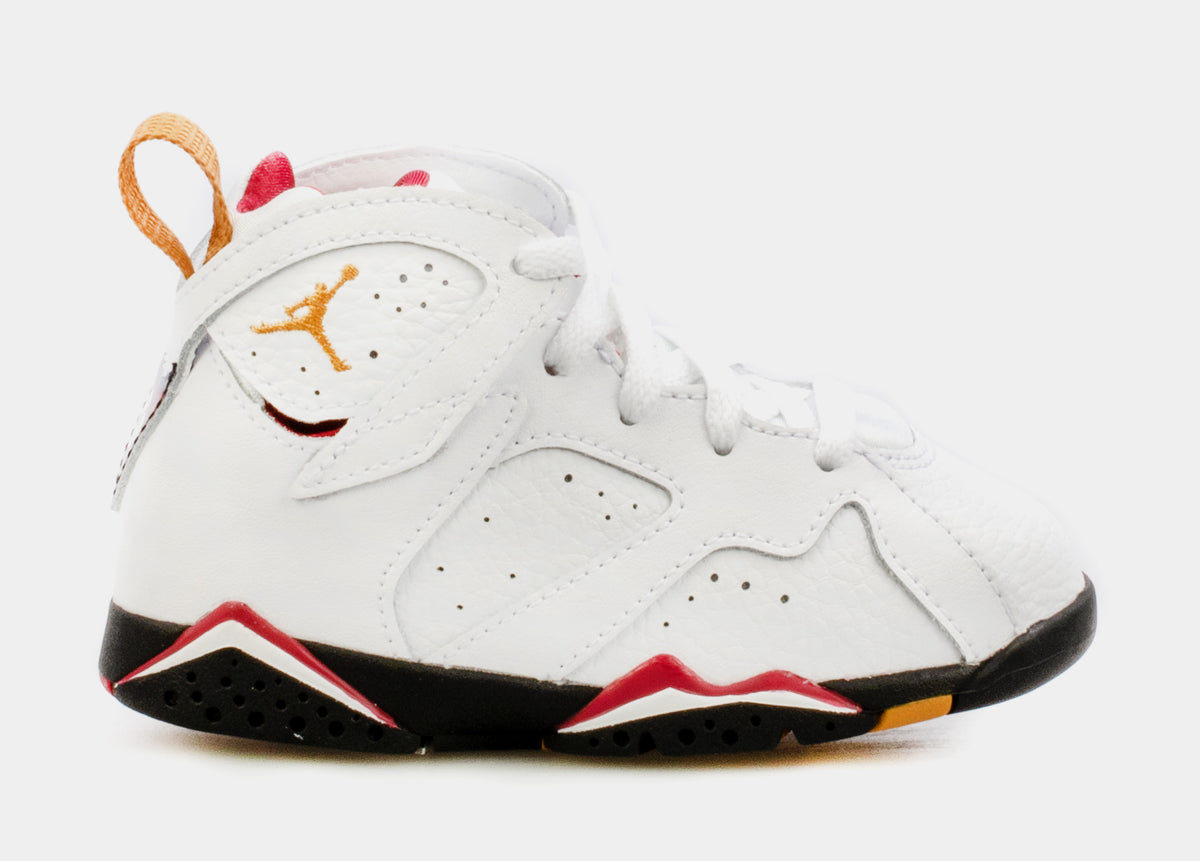 Jordan Air Jordan 7 Retro Cardinal Infant Toddler Lifestyle Shoes White ...