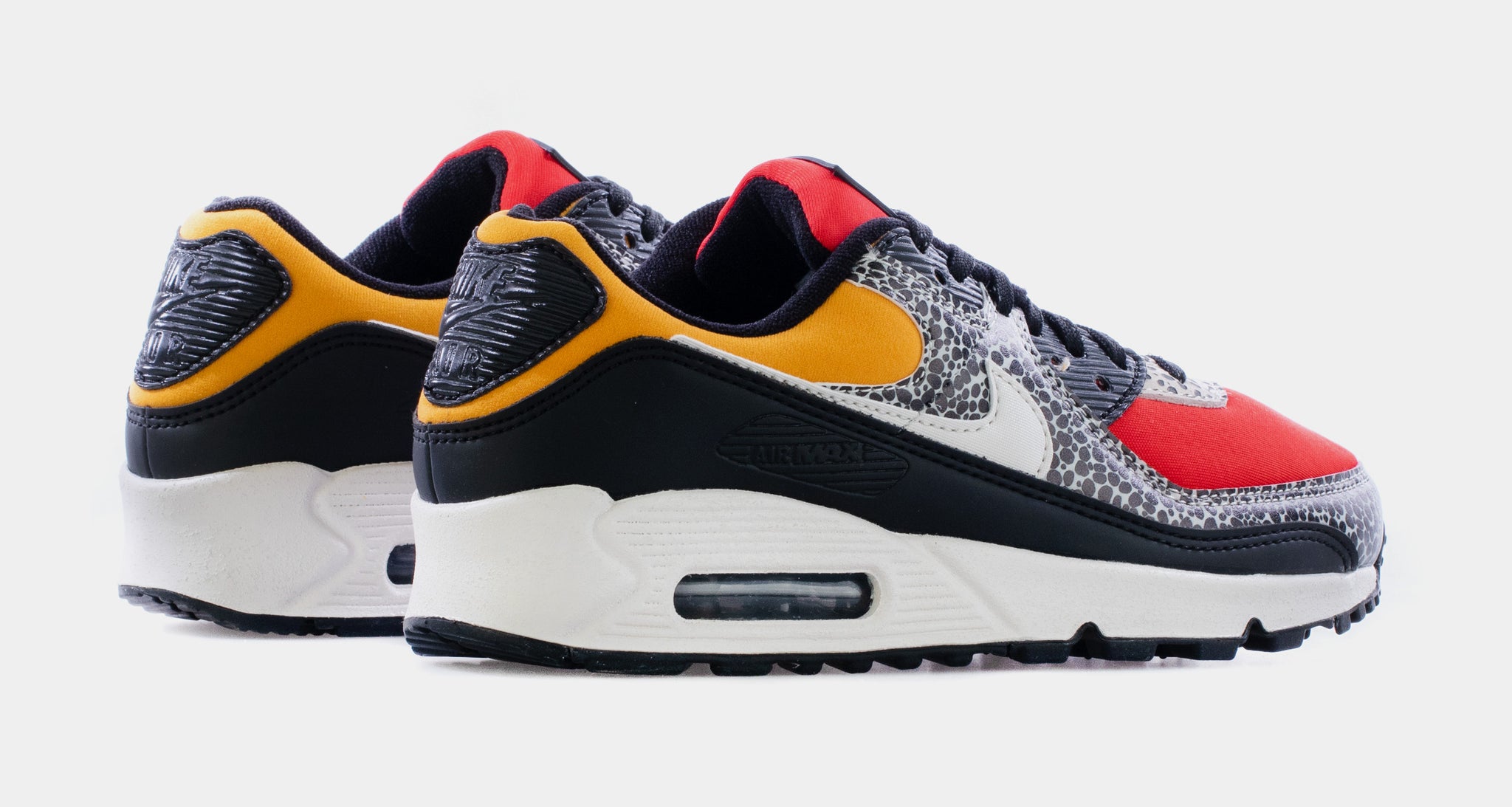 Air Max 90 SE Womens Lifestyle Shoes Black Chile Red Pollen Yellow