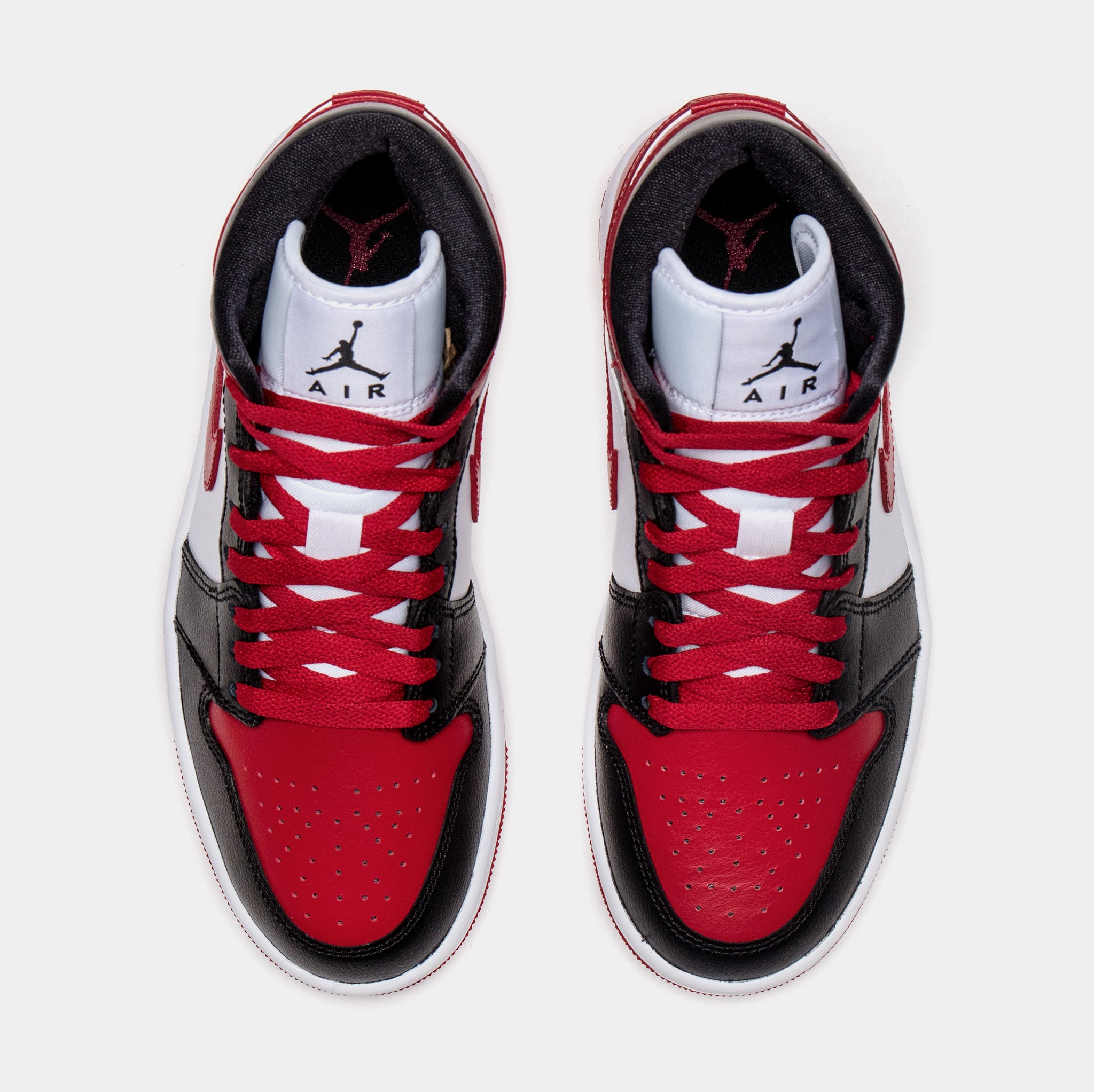 Jordan mid clearance black red