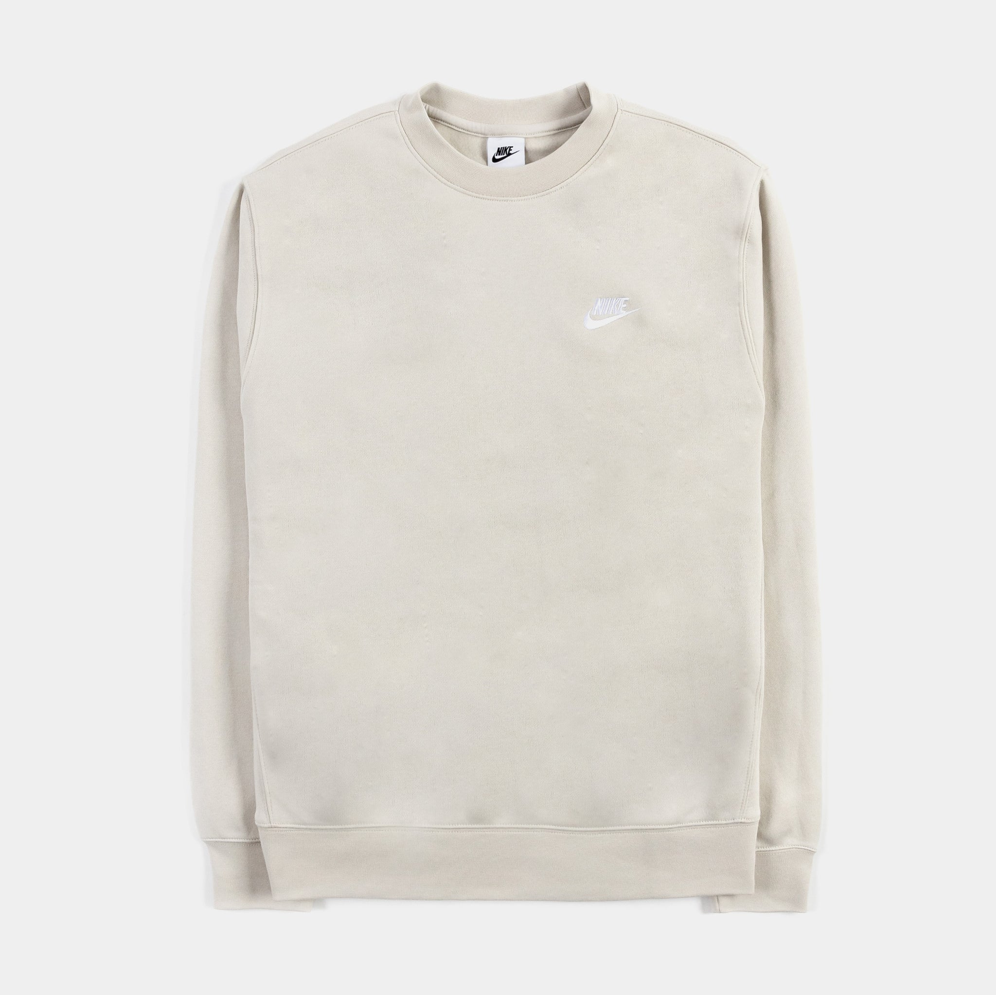 Nike club best sale crew sweatshirt white