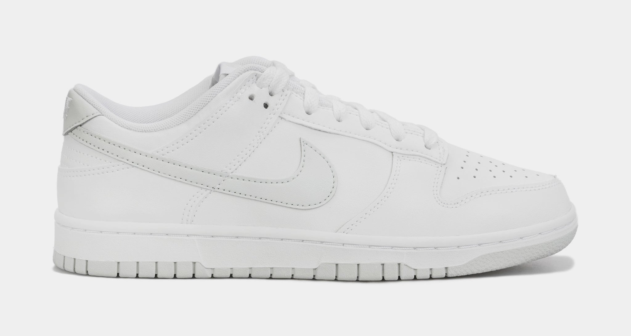 Dunk Low Pure Platinum Mens Lifestyle Shoes White Grey