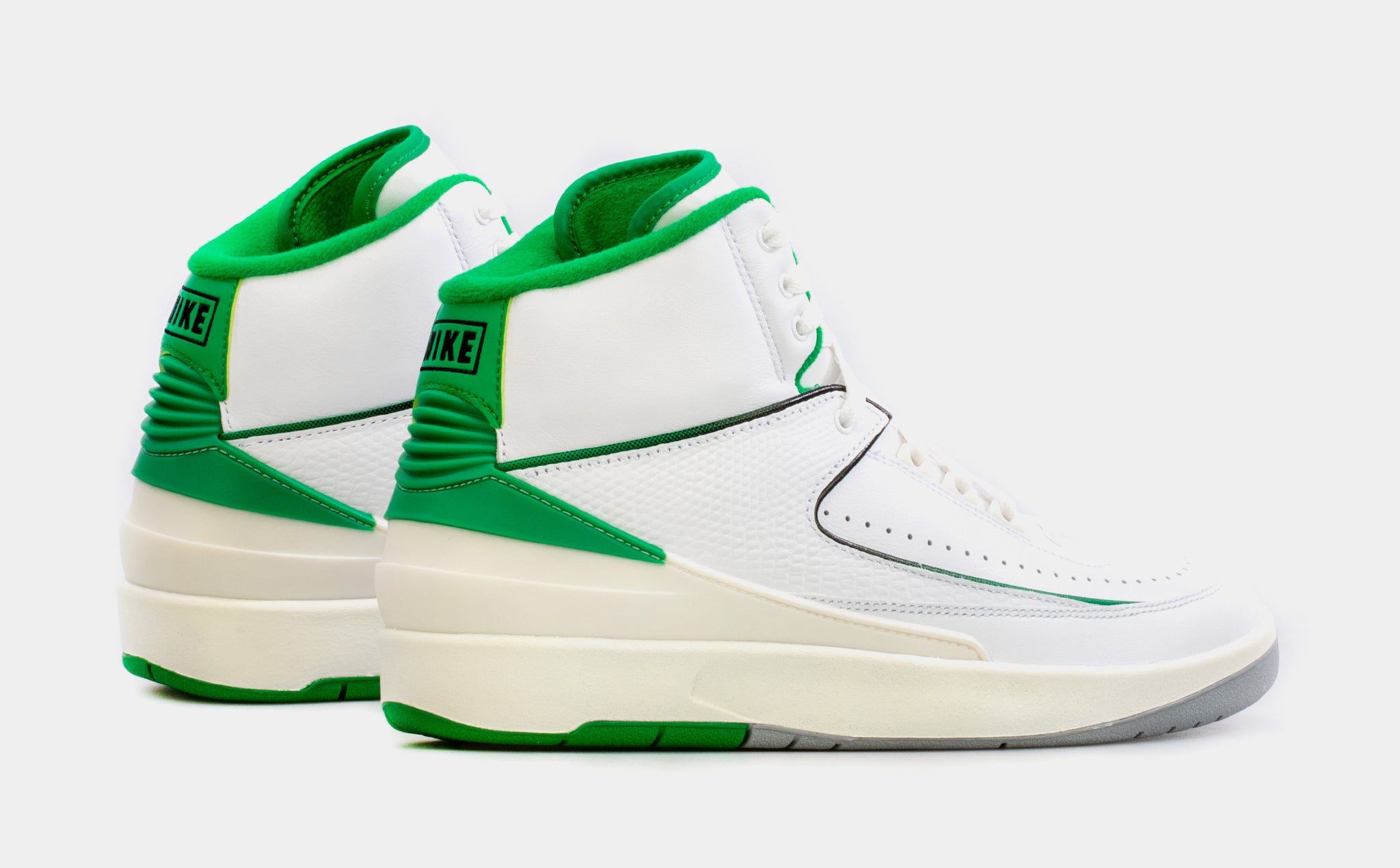 Jordan Air Jordan 2 Retro Lucky Green Mens Lifestyle Shoes White