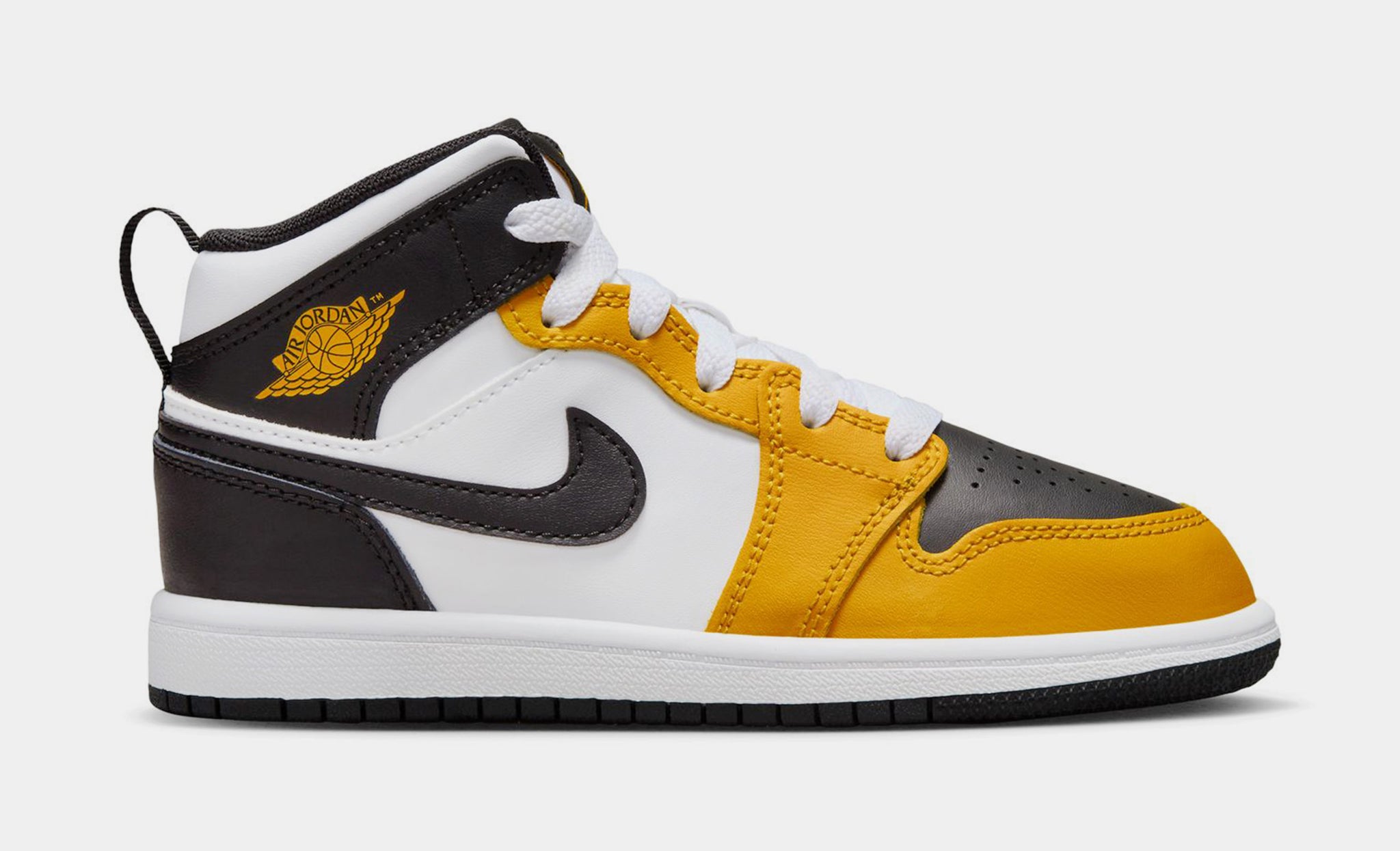 Jordan Air Jordan 1 Mid Yellow Ochre Preschool Lifestyle Shoes