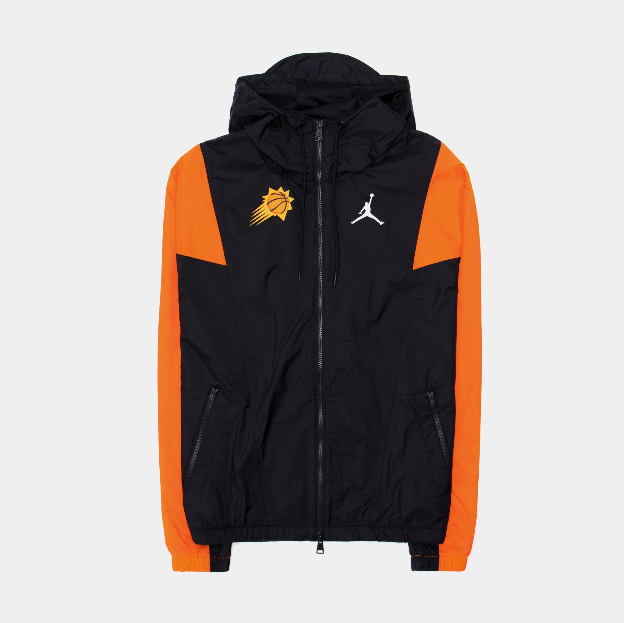 Phoenix Suns Lightweight Jacket Mens Jacket (Black/Orange)