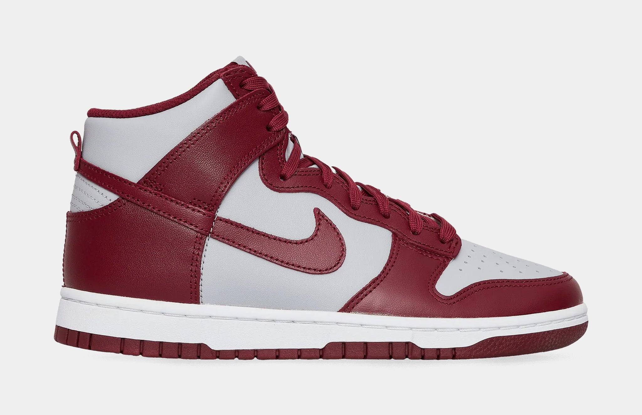 Dark red store nikes