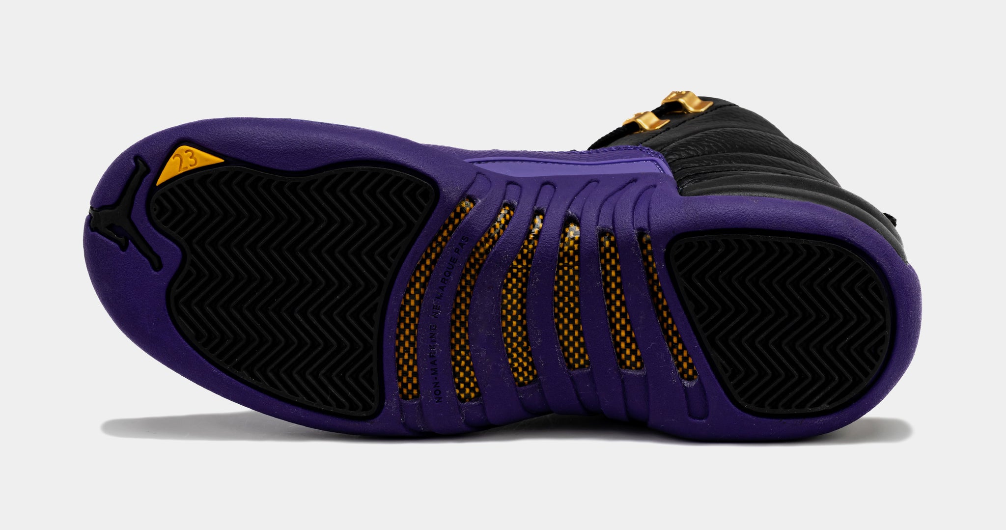 Jordan 12 black and on sale purple