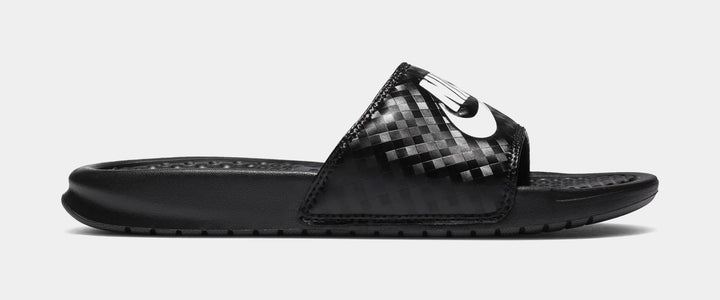 Nike slides with velcro hot sale swoosh