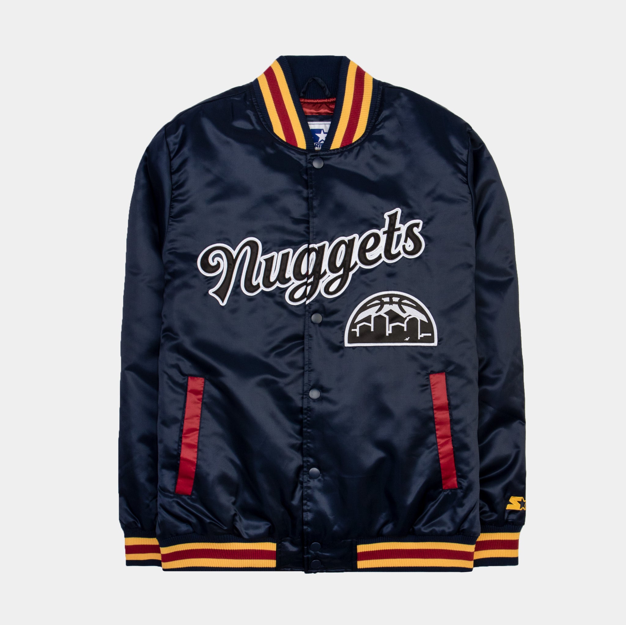 Starter Shoe Palace Exclusive Denver Nuggets Mens Jacket Blue