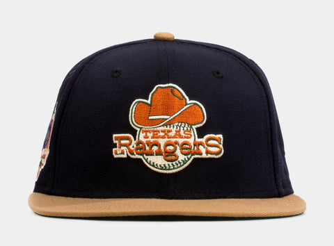 Men's New Era Texas Orange Texas Longhorns Patch 59FIFTY Fitted Hat