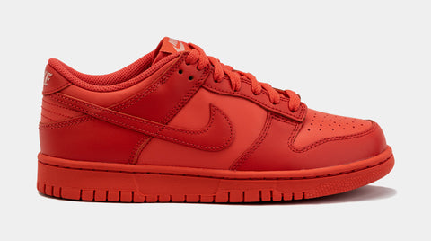 Nike Dunk Low Track Red Grade School Lifestyle Shoes Red Limit