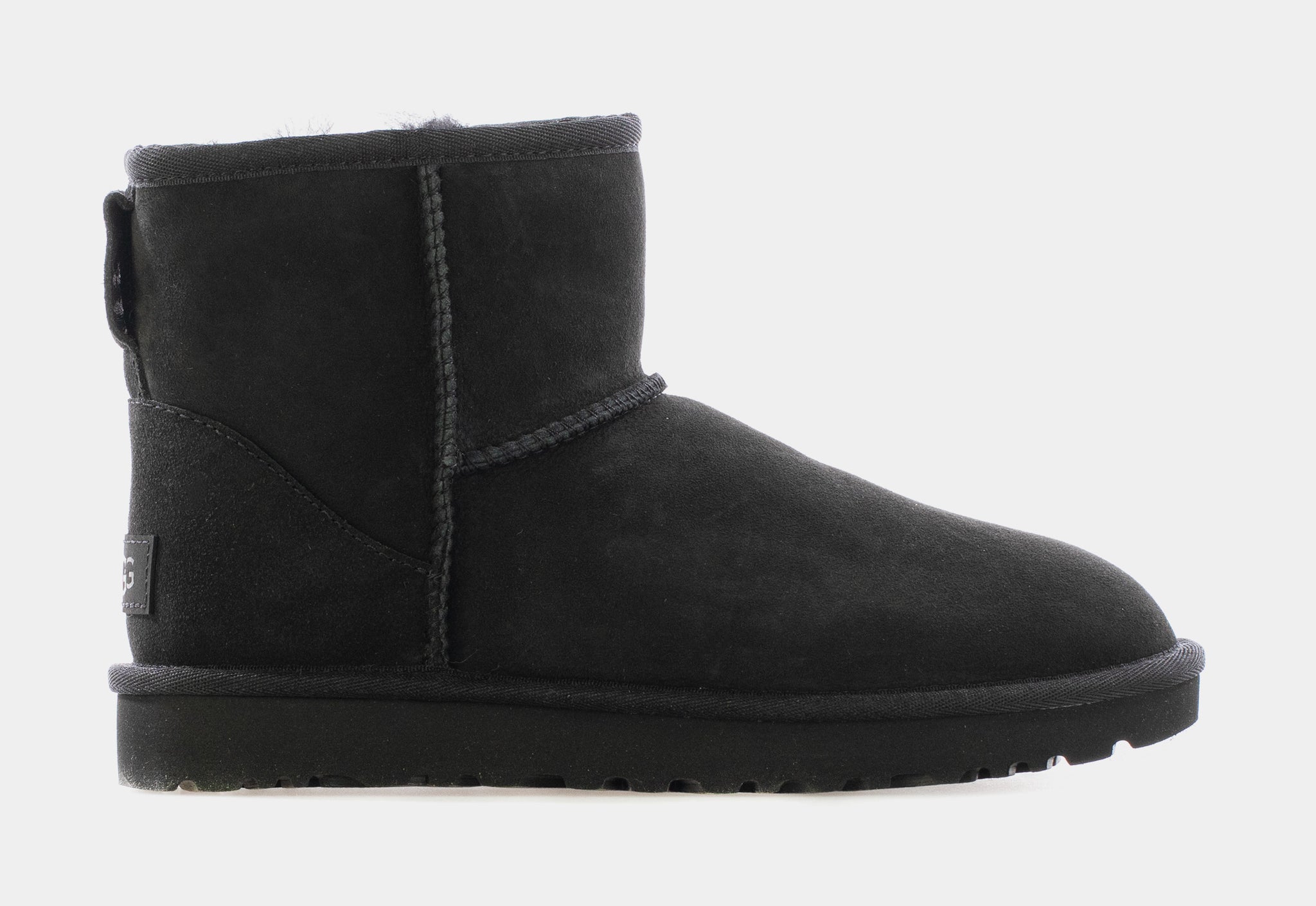 UGG Classic Mini II Ankle Boot Womens Boots Black 1016222 BLK