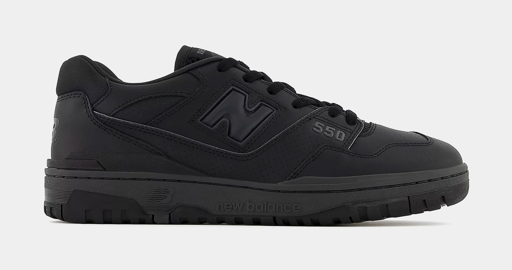 New Balance 550 Triple Black Mens Lifestyle Shoes Black BB550BBB