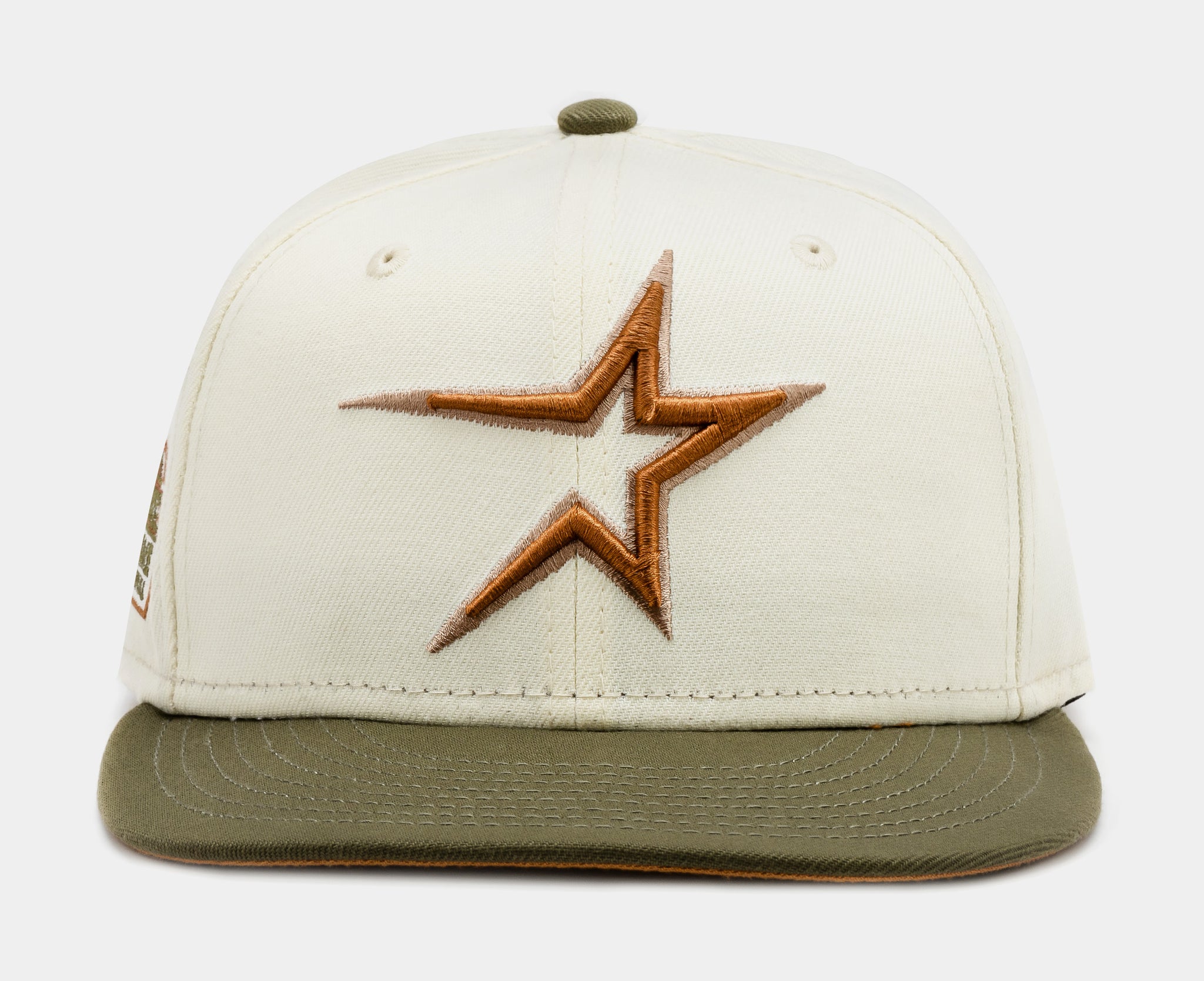 New Era Shoe Palace Exclusive Houston Astros Chrome Olive 59Fifty