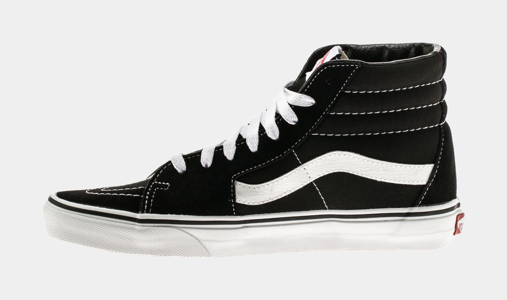 Vans mens sk8 clearance hi shoe - black