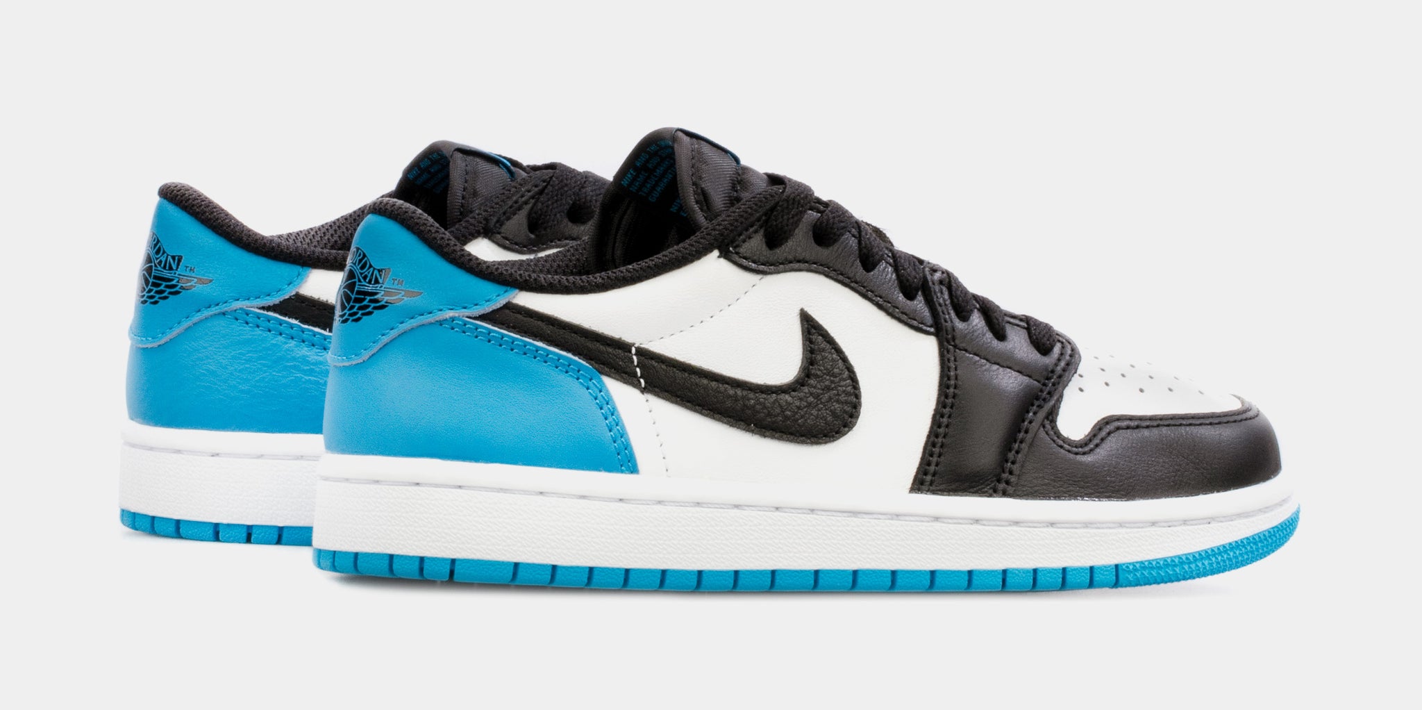 Air Jordan 1 Low Powder Blue Womens Lifestyle Shoes (Black/Blue) Free  Shipping